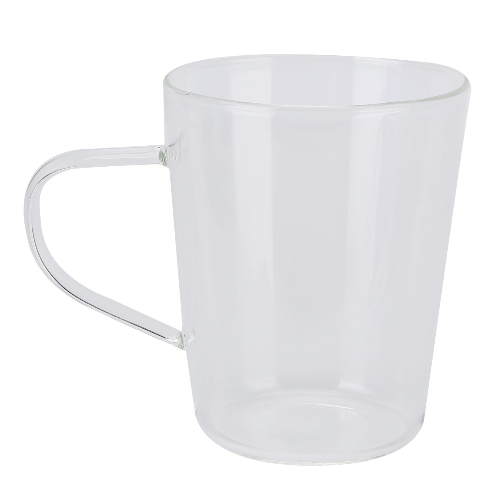 380ml Milk Cup High Borosilicate Glass Thermal Easy to Clean Glass Mug for