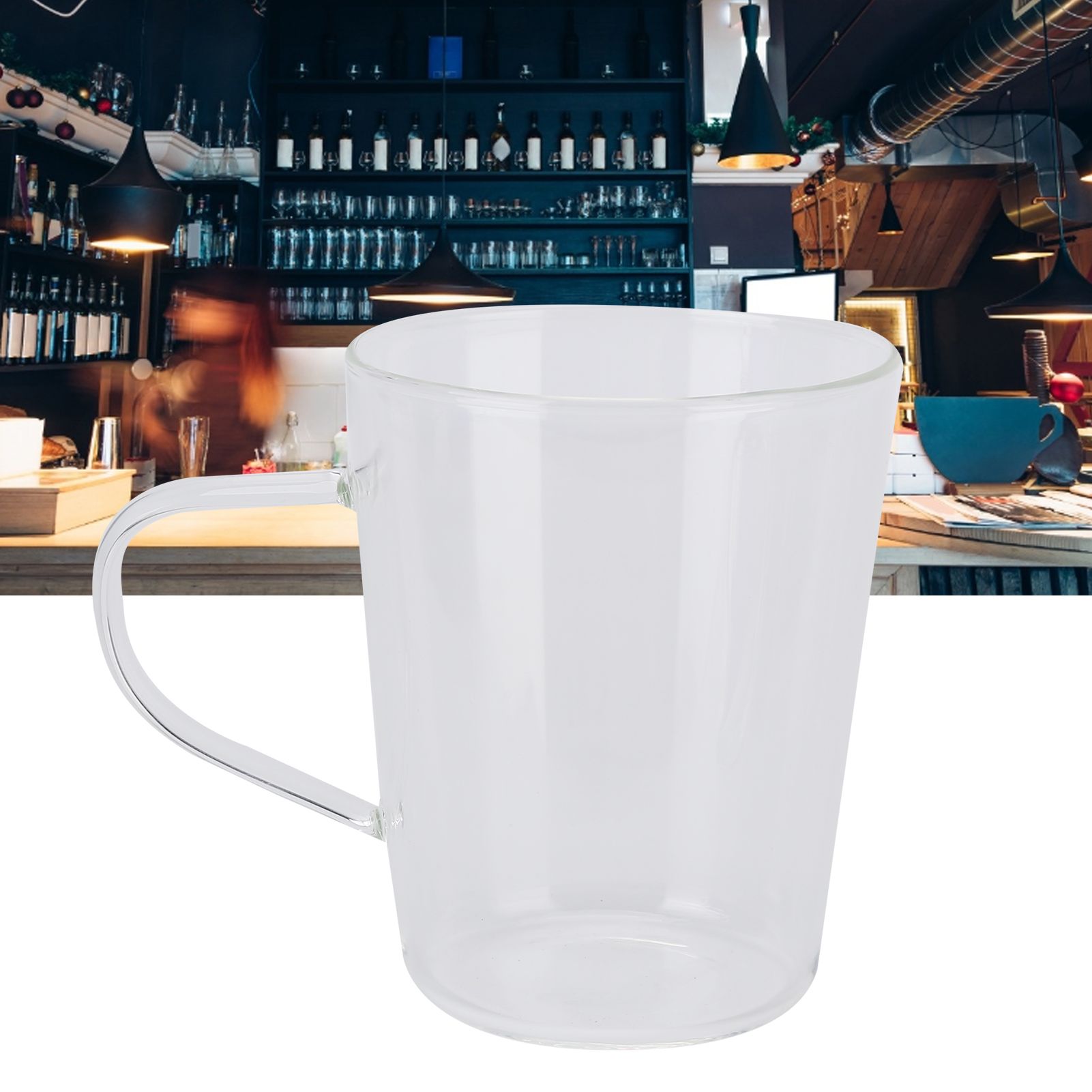 380ml Milk Cup High Borosilicate Glass Thermal Easy to Clean Glass Mug for view 12