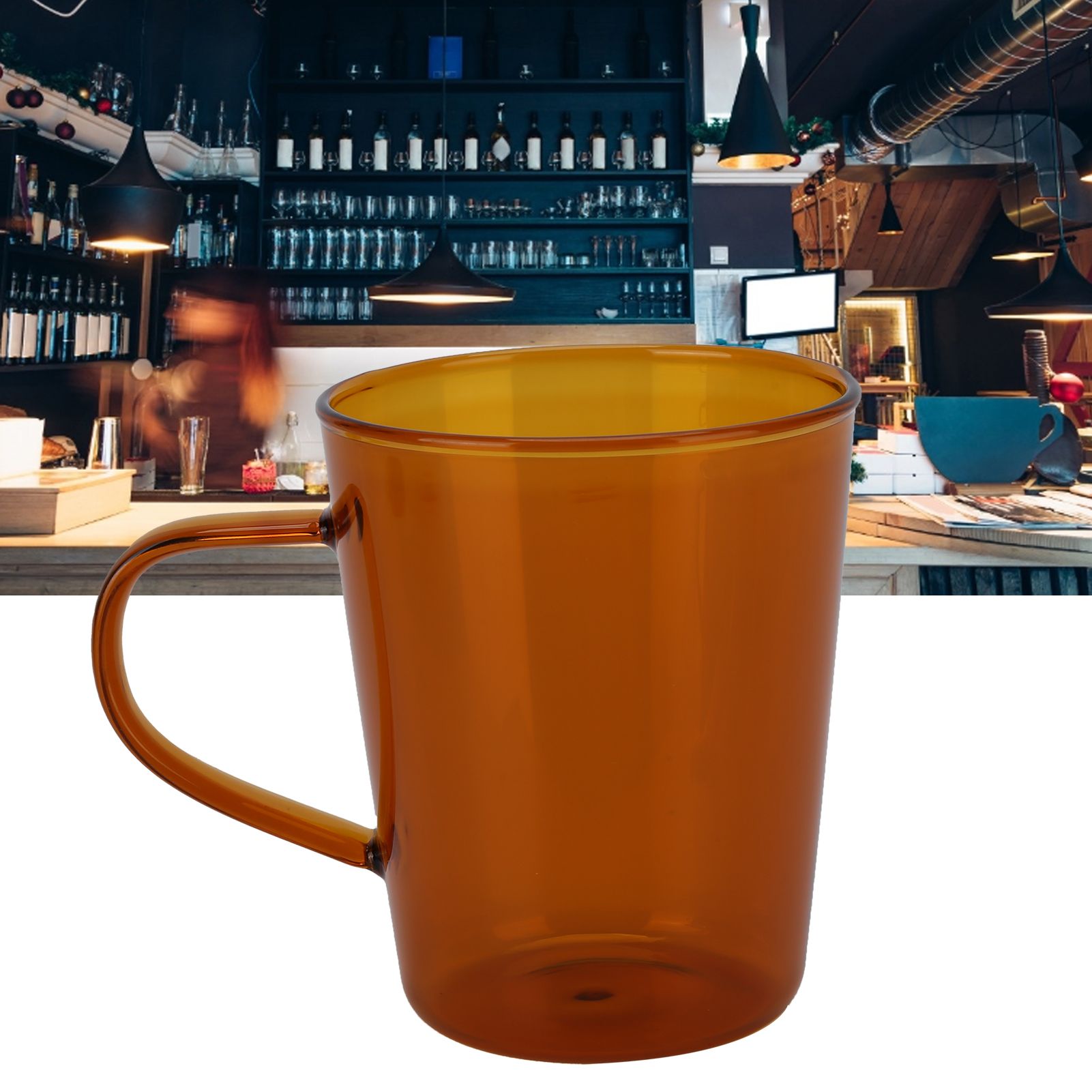 380ml Milk Cup High Borosilicate Glass Thermal Easy to Clean Glass Mug for view 12