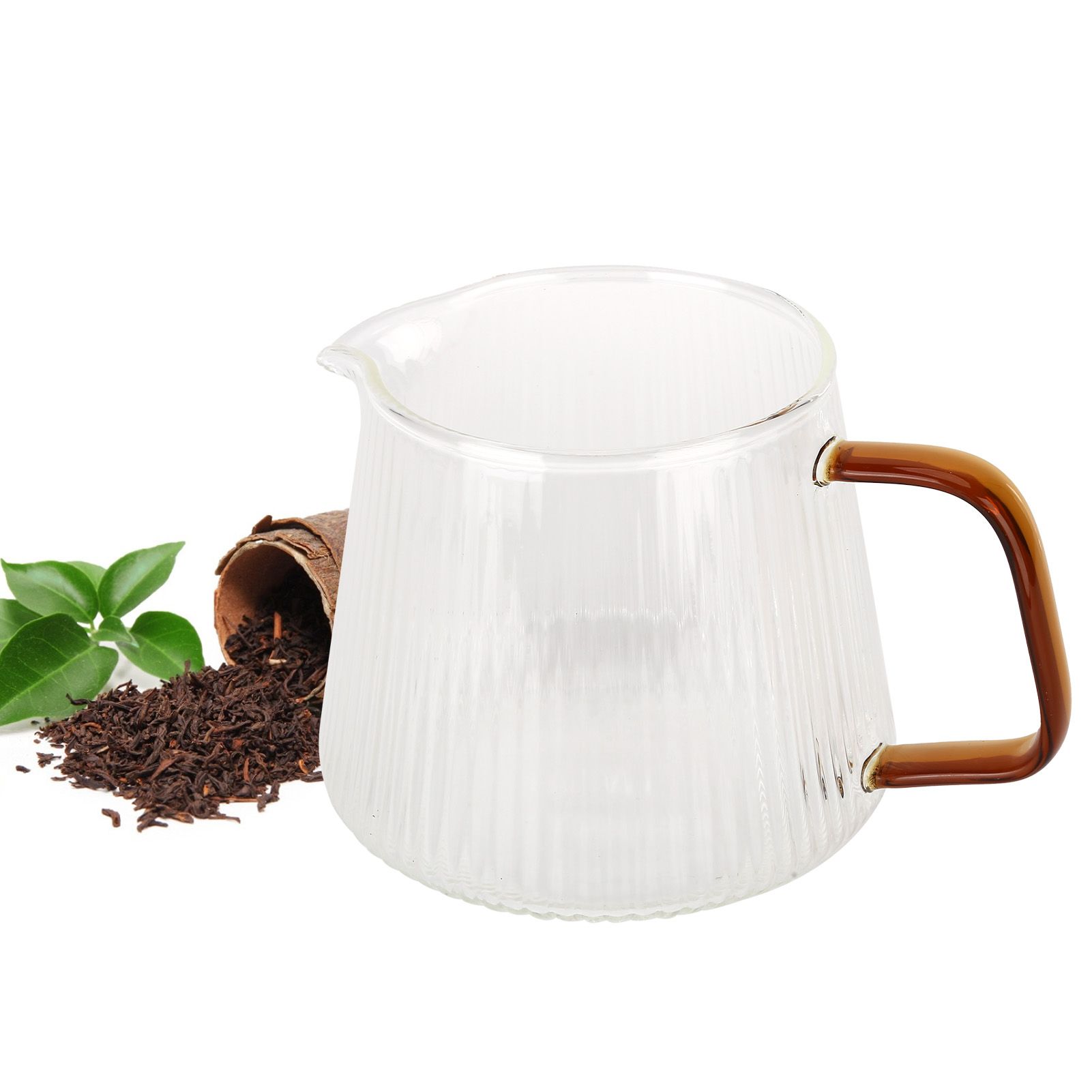 Coffee Cup High Borosilicate Transparent Thickened Tea Cup with Handle for view 11