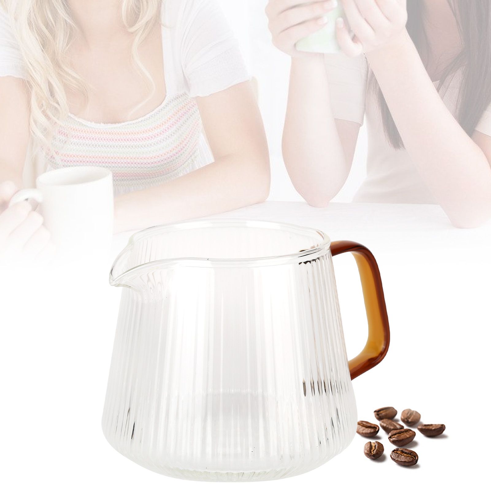 Coffee Cup High Borosilicate Transparent Thickened Tea Cup with Handle for view 12