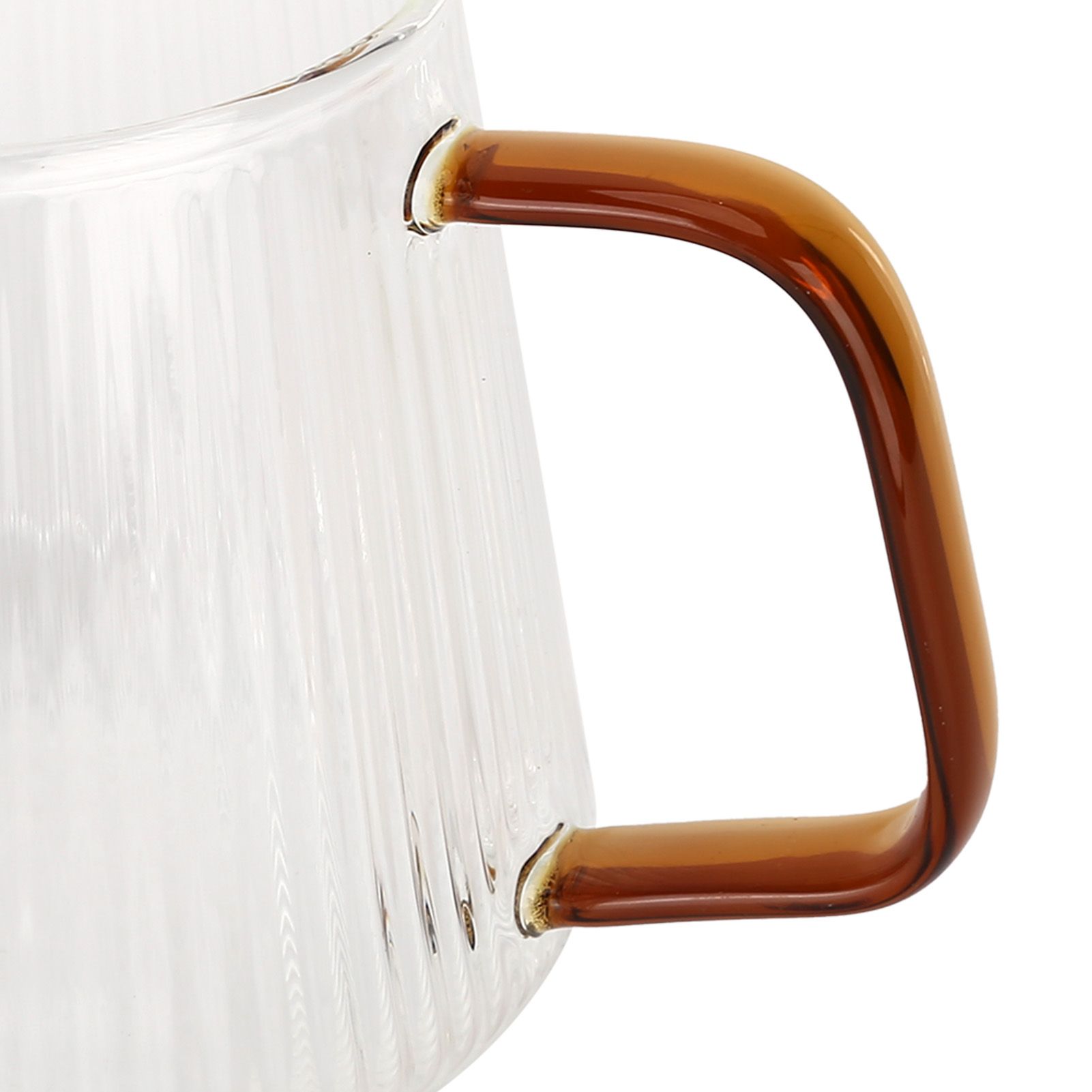 Coffee Cup High Borosilicate Transparent Thickened Tea Cup with Handle for view 14