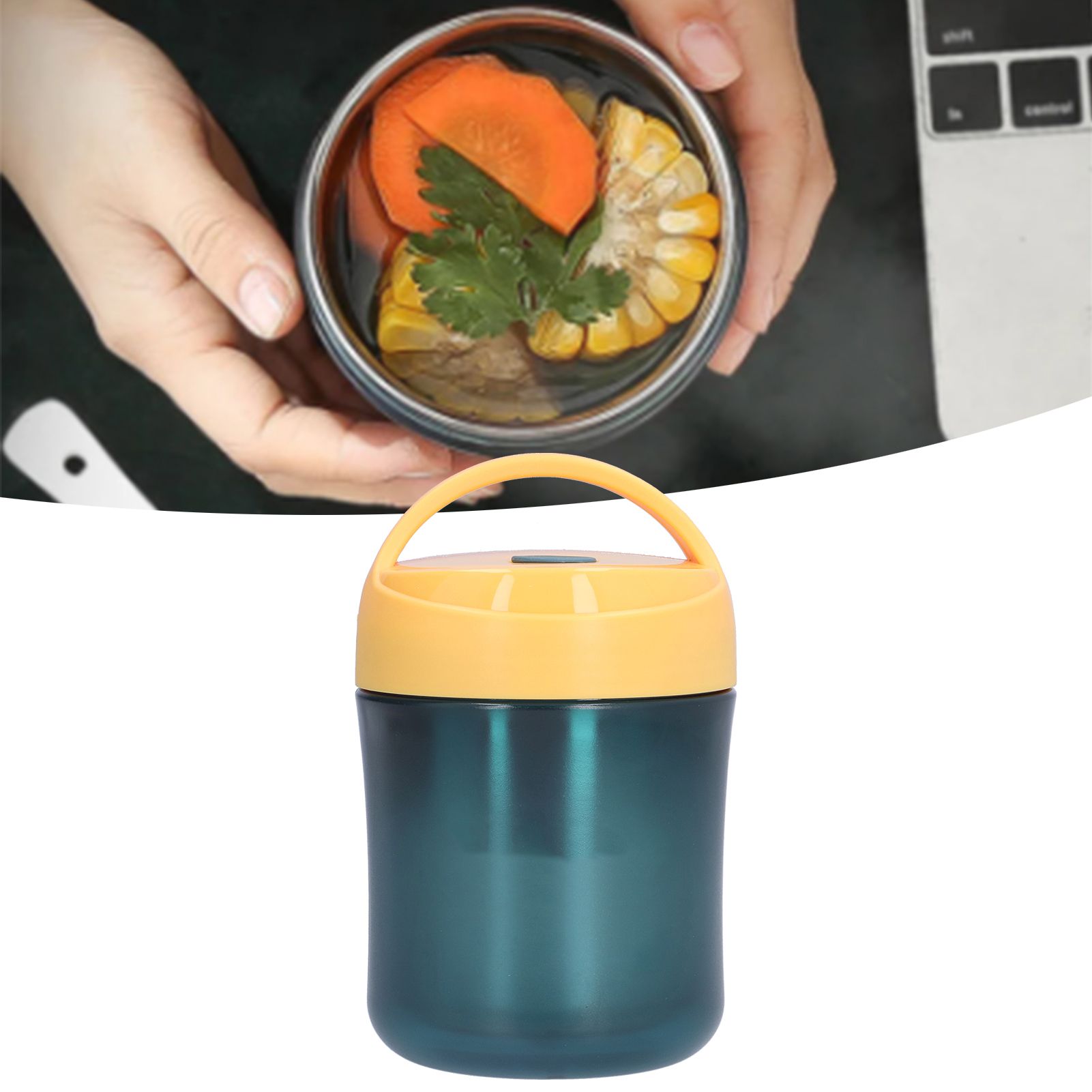 Insulated Food Jar 500ml 304 Stainless Steel Silicone Waterproof Keep Warm view 11
