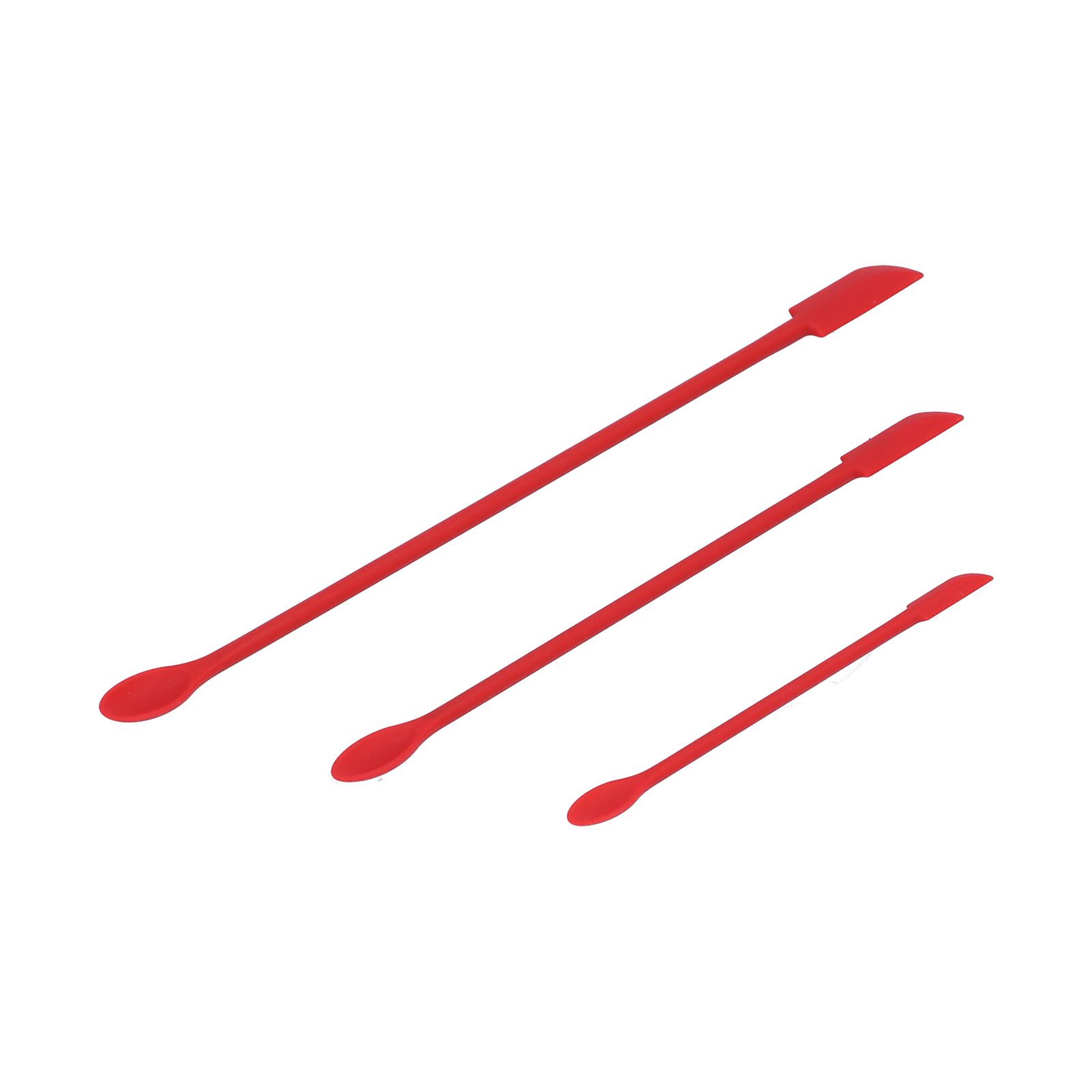 Small Spatula and Long Silicone Double Headed Mini Jam Cake Cream Makeup view 6