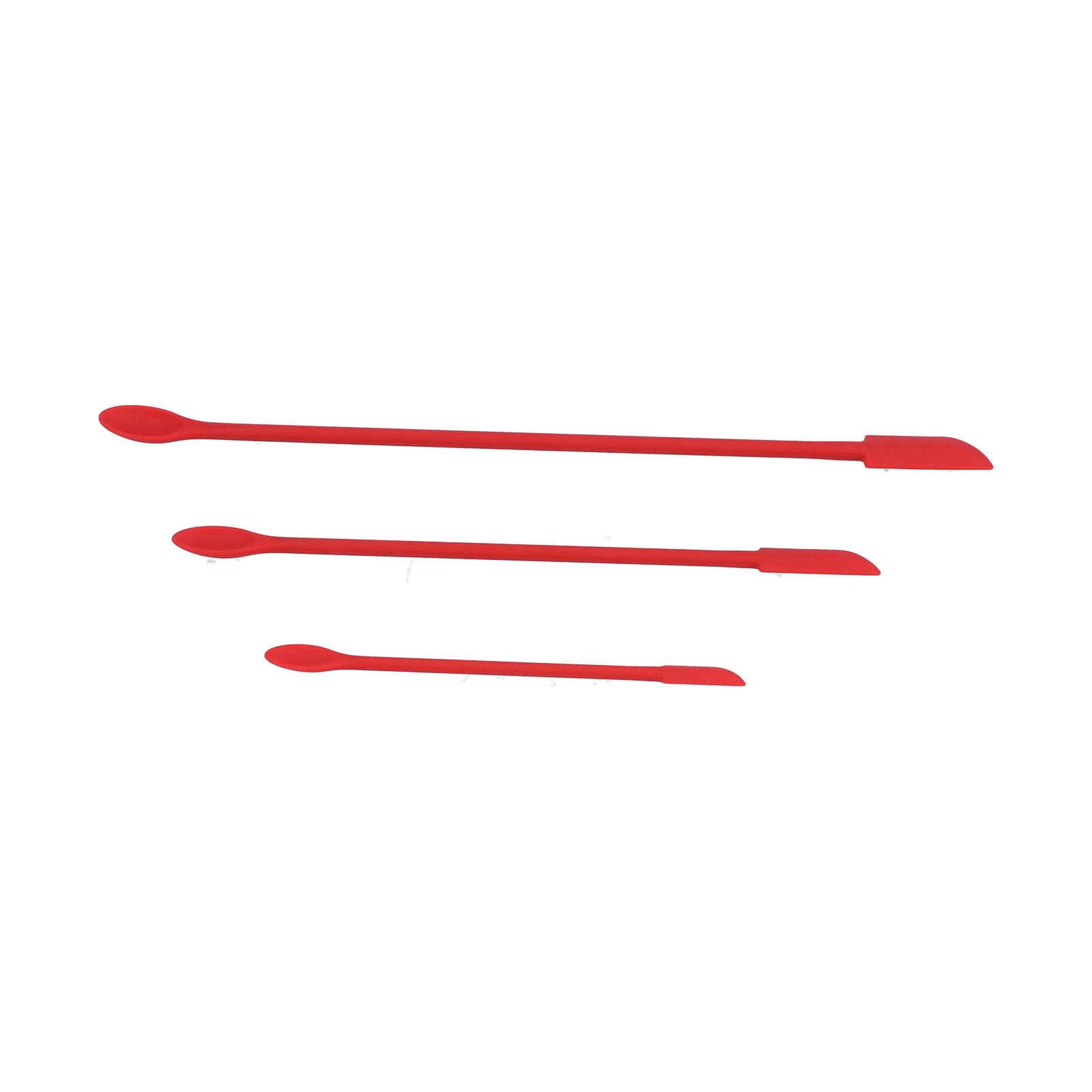 Small Spatula and Long Silicone Double Headed Mini Jam Cake Cream Makeup view 7