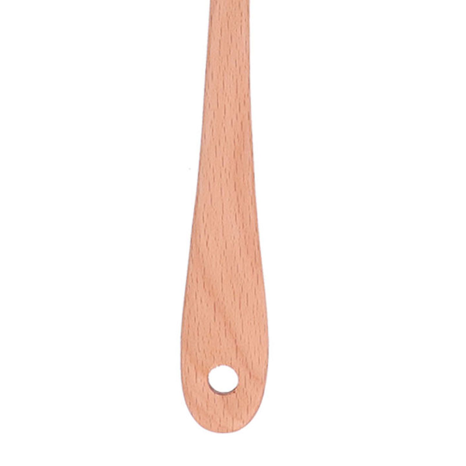 2Pcs Kitchen Turner Spatula Set Wooden Environmentally Friendly High view 13