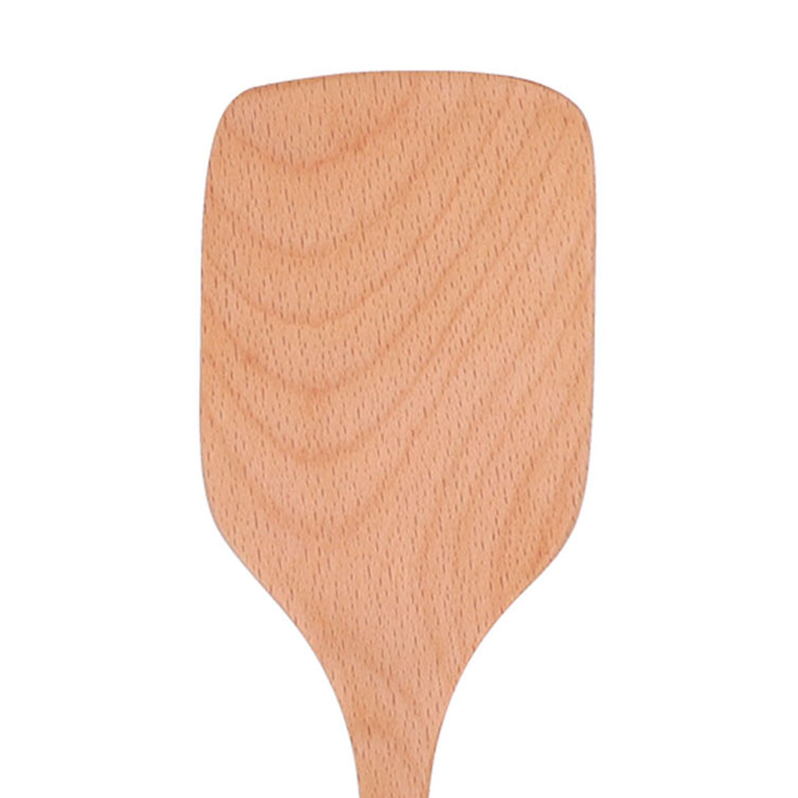 2Pcs Kitchen Turner Spatula Set Wooden Environmentally Friendly High view 14