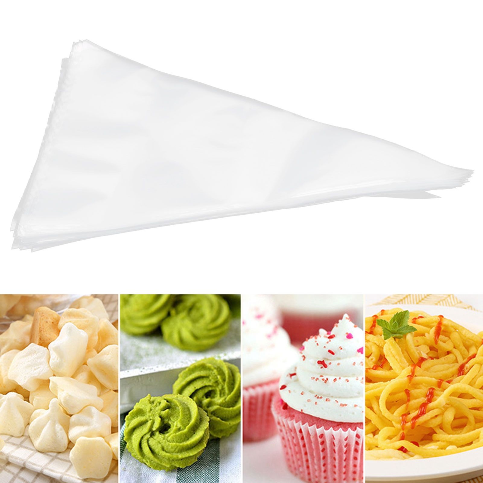 12in Icing Bags Disposable Decorative Cream Pastry Bag Piping Bags for Bakery view 12