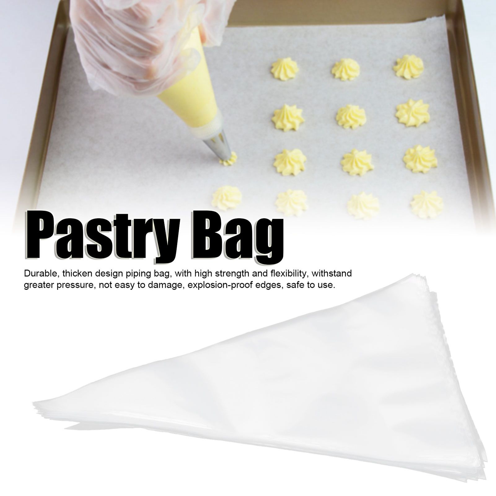 12in Icing Bags Disposable Decorative Cream Pastry Bag Piping Bags for Bakery view 14