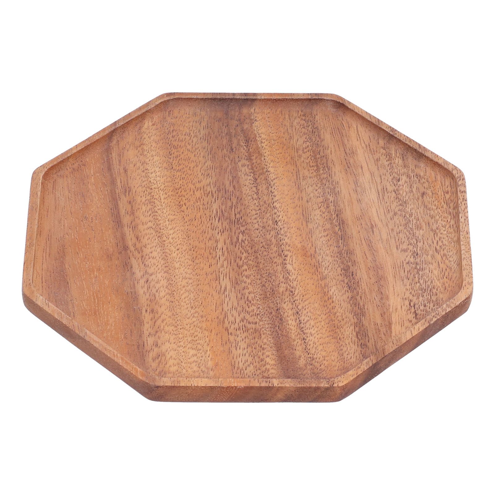 Tea Plate Natural Wood Environmental Protection Uniform Texture Odorless view 2