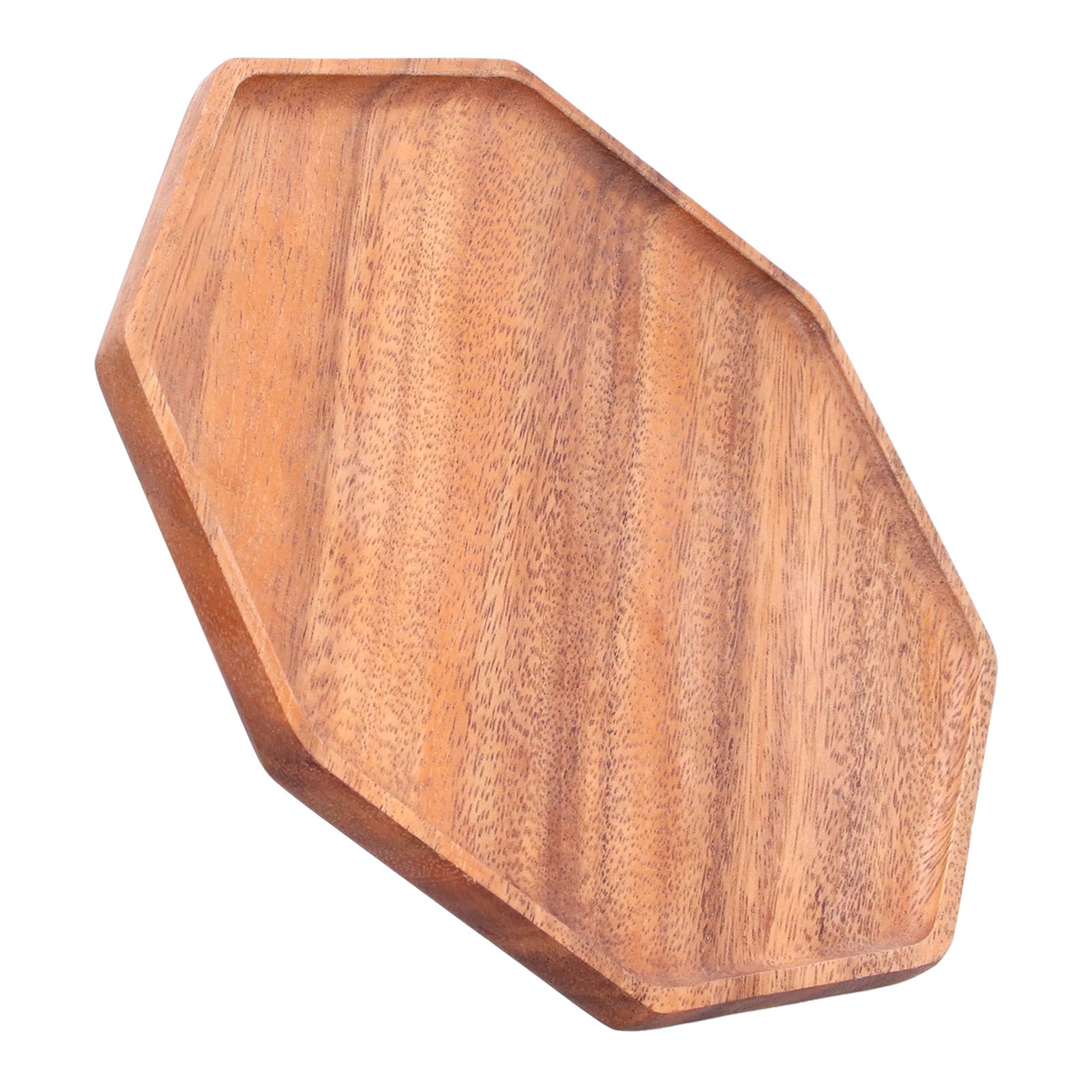 Tea Plate Natural Wood Environmental Protection Uniform Texture Odorless view 3