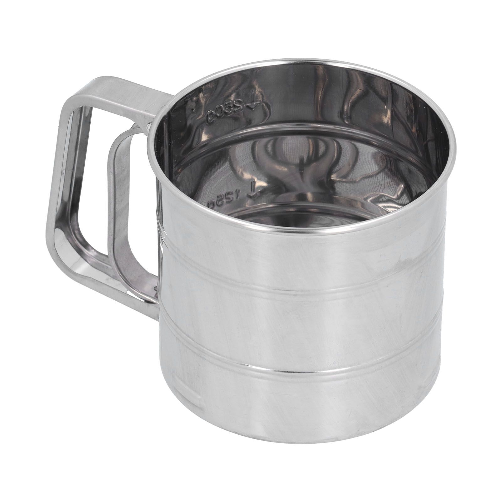 Stainless Steel Flour Sifter Baking Sugar Sifter Hand Held Sifter for Flour view 2
