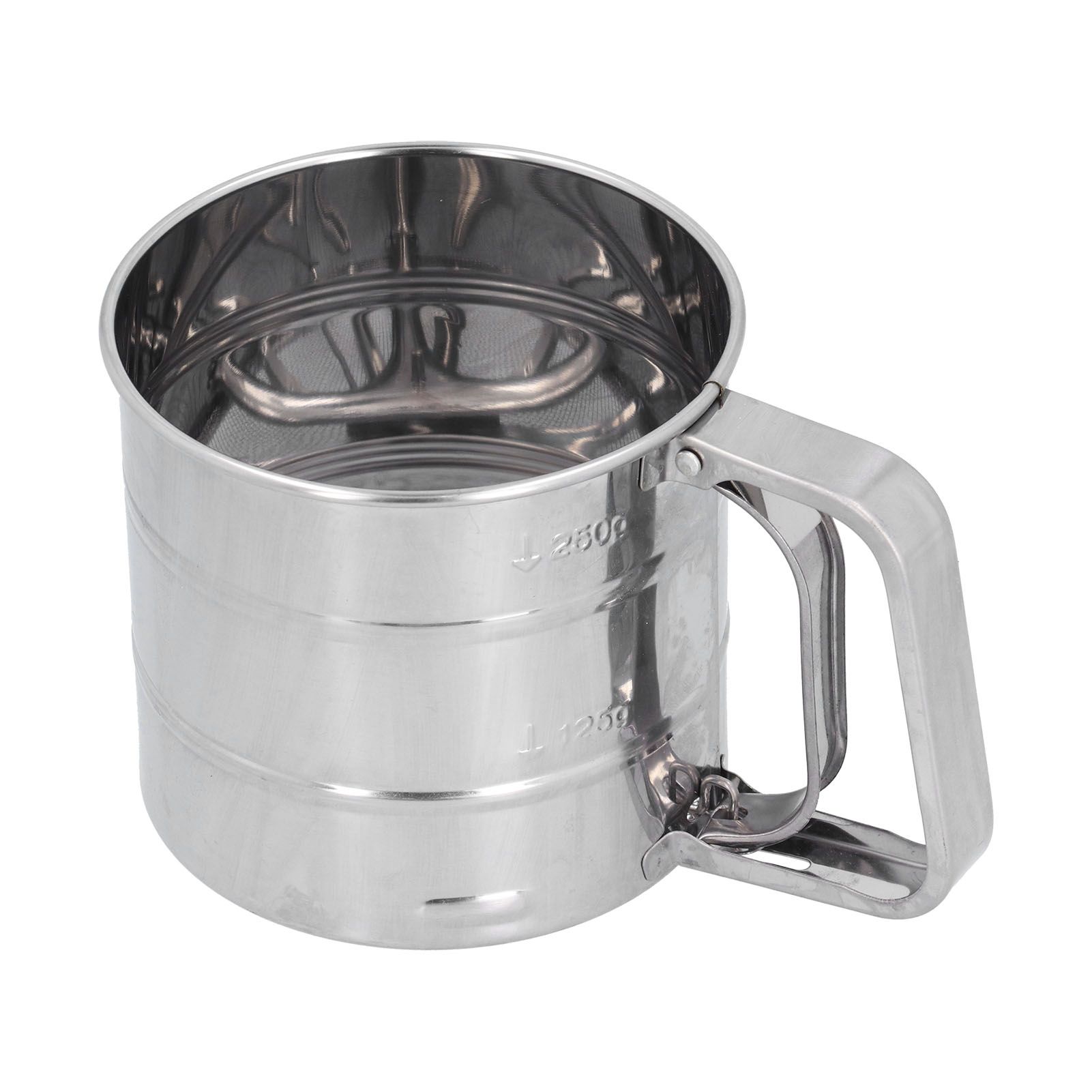 Stainless Steel Flour Sifter Baking Sugar Sifter Hand Held Sifter for Flour view 7
