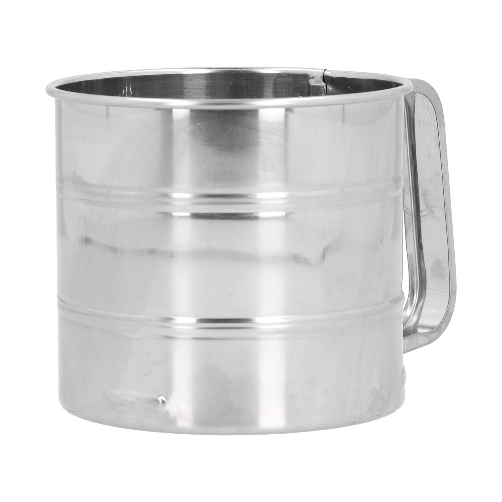 Stainless Steel Flour Sifter Baking Sugar Sifter Hand Held Sifter for Flour view 8