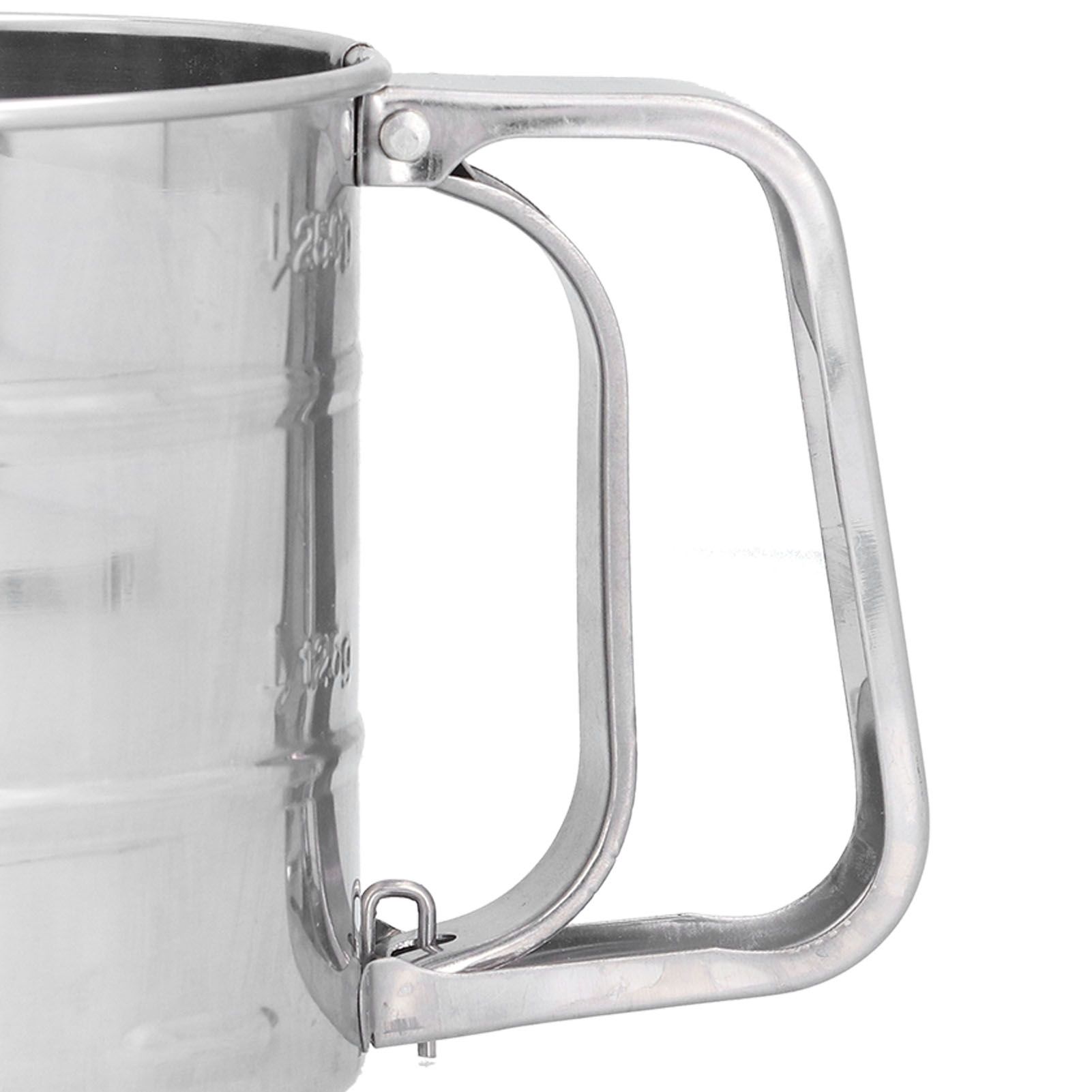 Stainless Steel Flour Sifter Baking Sugar Sifter Hand Held Sifter for Flour view 15