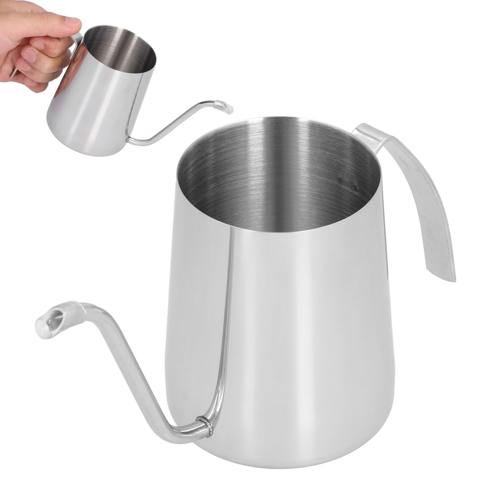 350ml Coffee Pot Long Spout Gooseneck Stainless Steel Coffee Kettle Tea Pot view 10