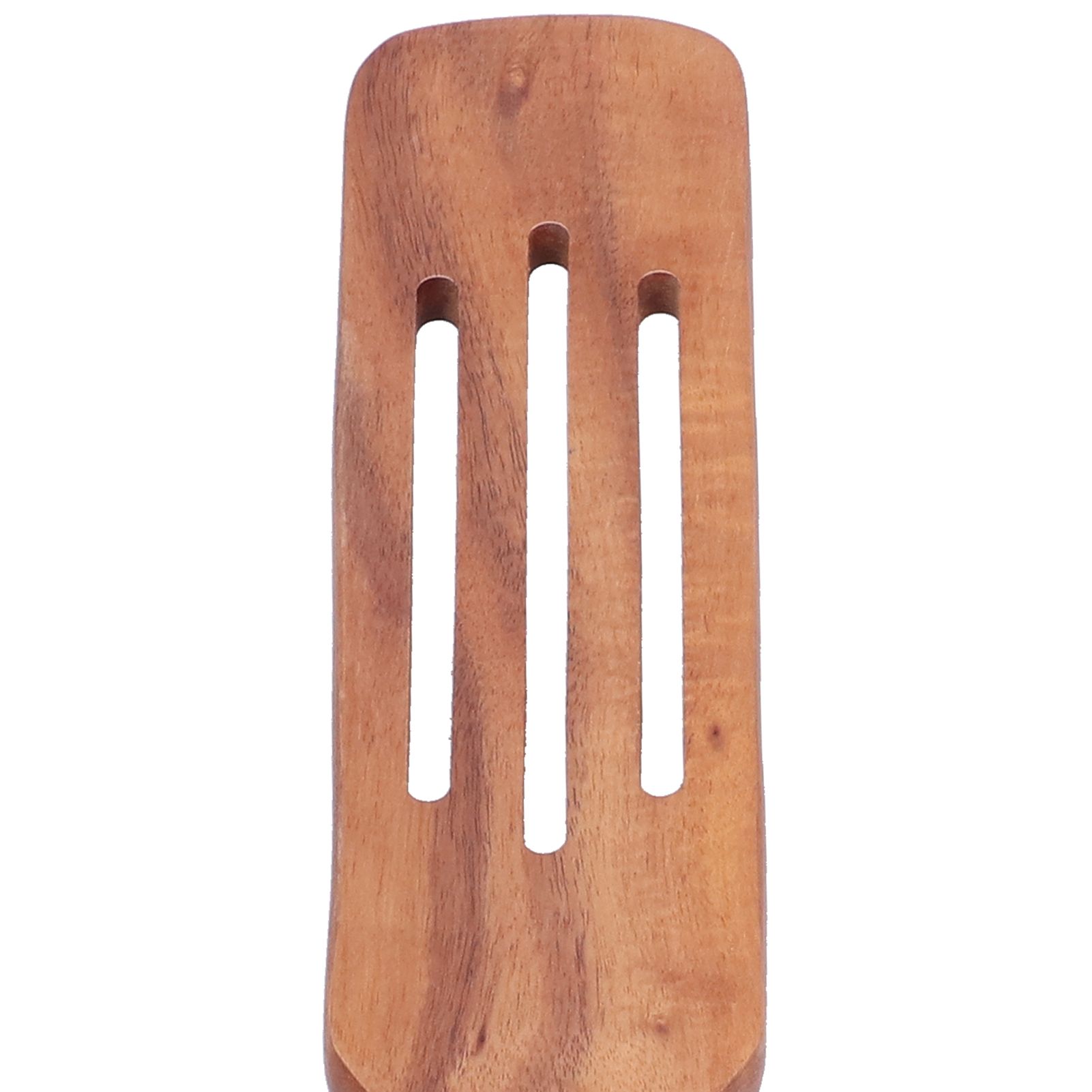 2pcs Slotted Turner Spatula Simple Wooden Spatula with Long Handlefor Cooking view 13