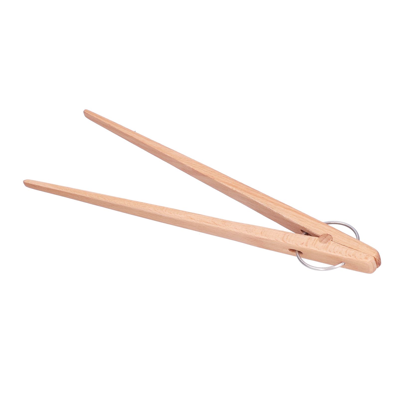 Bread Tongs Kitchen Wooden Baking Food Salad Fruits Tongs Cooking Tool Kitchen view 6