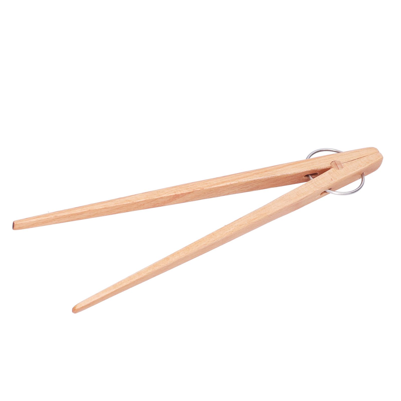 Bread Tongs Kitchen Wooden Baking Food Salad Fruits Tongs Cooking Tool Kitchen view 9