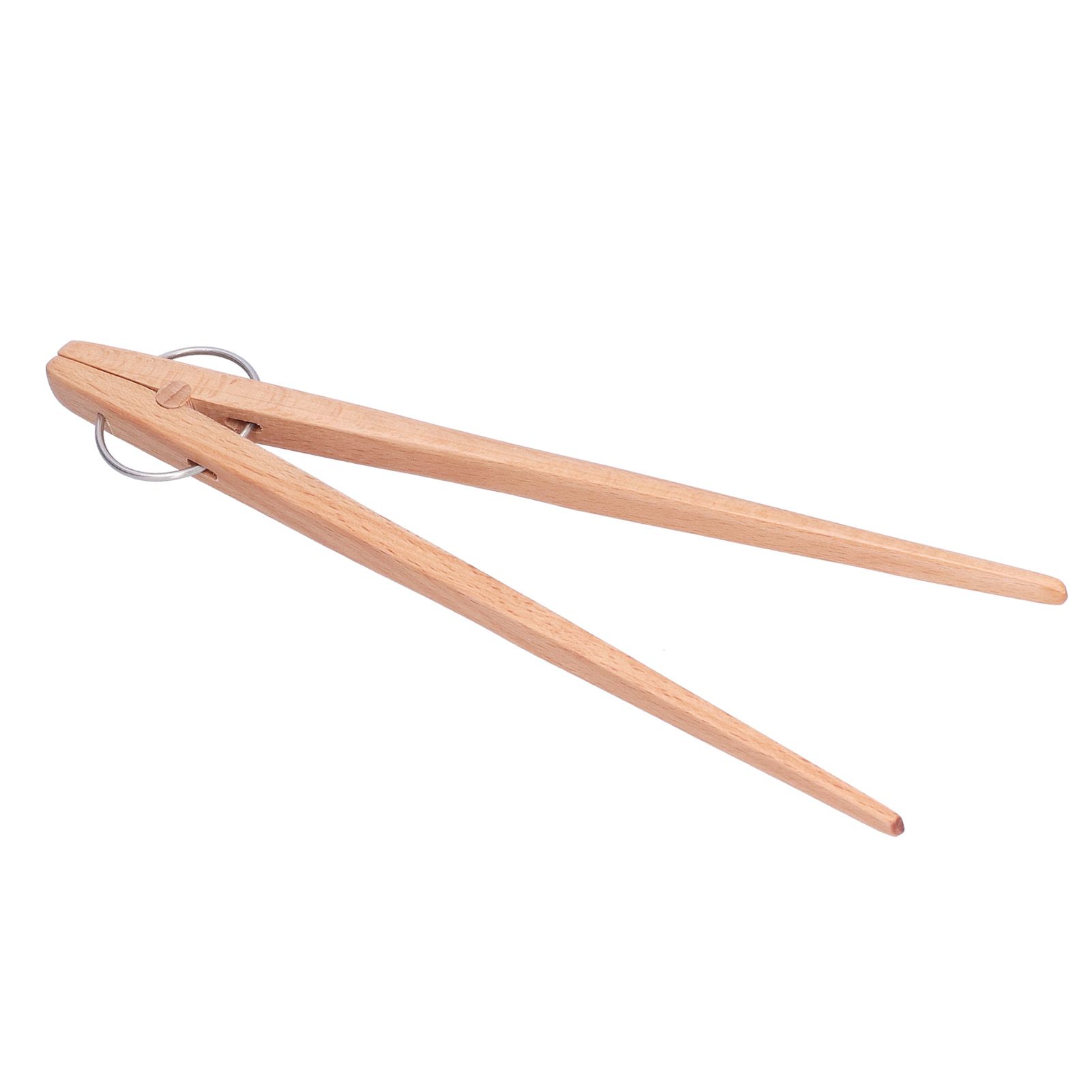 Bread Tongs Kitchen Wooden Baking Food Salad Fruits Tongs Cooking Tool Kitchen view 15