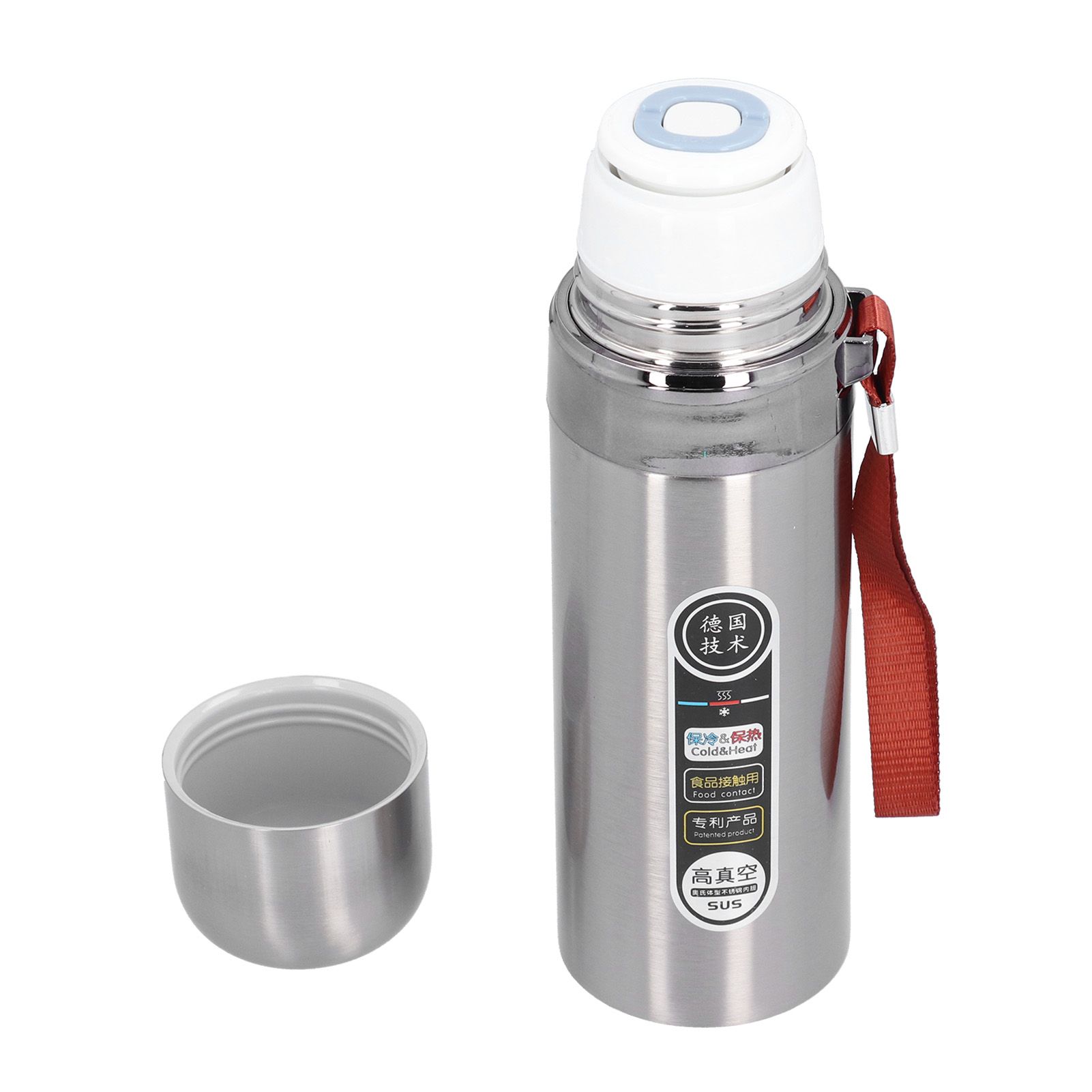 Thermal Cup 500ml 304 Stainless Steel Portable Tea Bottle for Home Travel Camping view 2