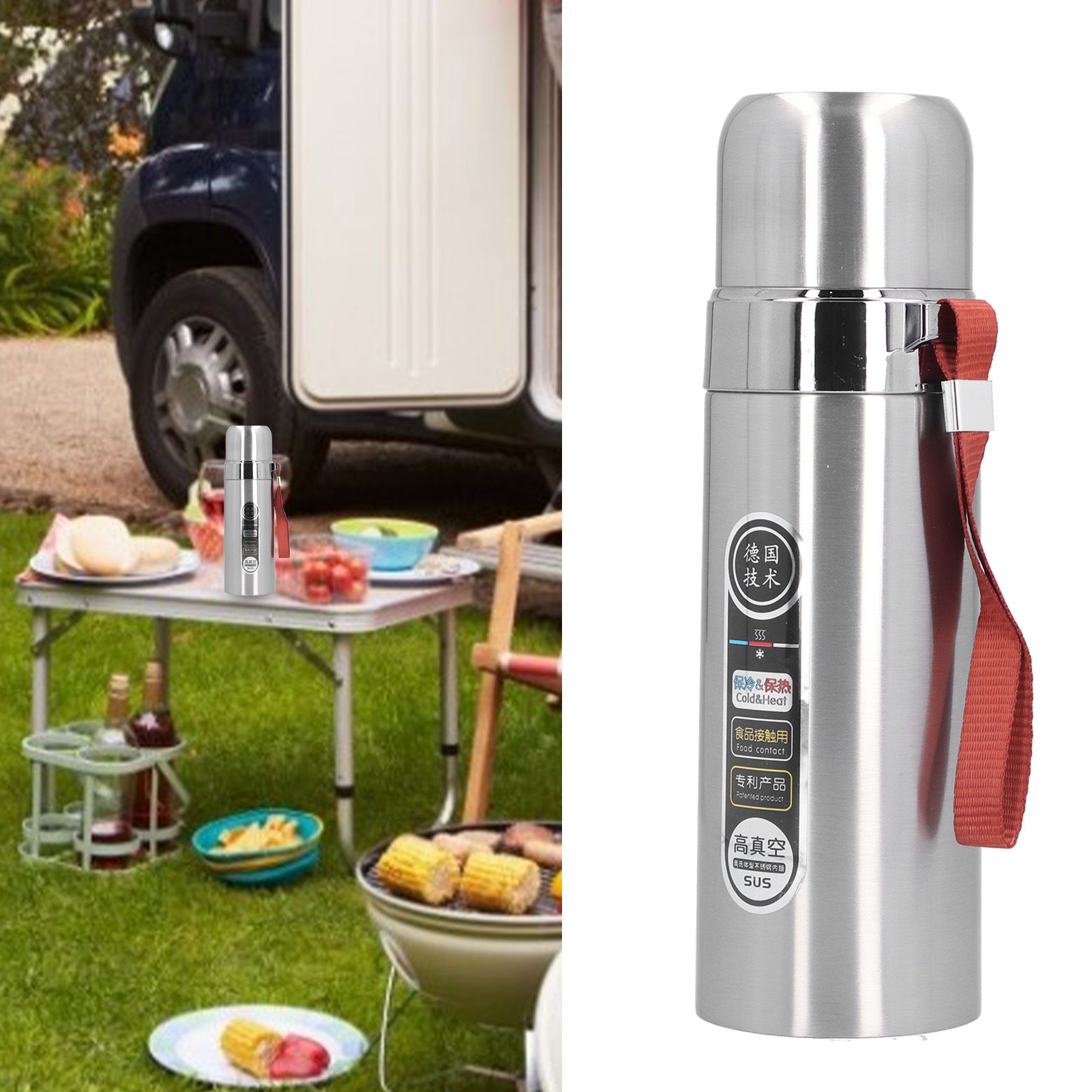 Thermal Cup 500ml 304 Stainless Steel Portable Tea Bottle for Home Travel Camping view 12