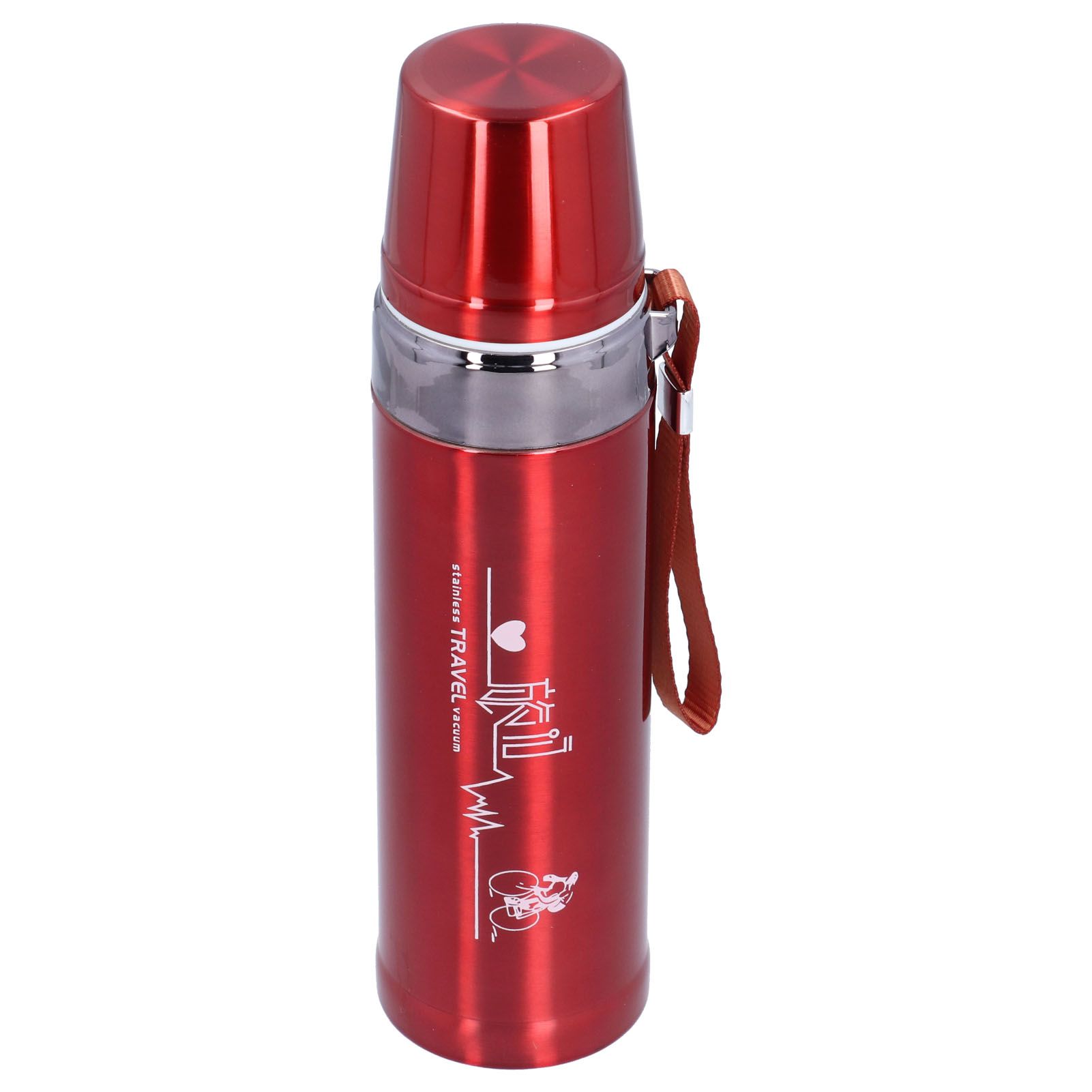 750ml Thermal Cup 304 Stainless Steel Portable Insulated Keep Cold and Hot view 2