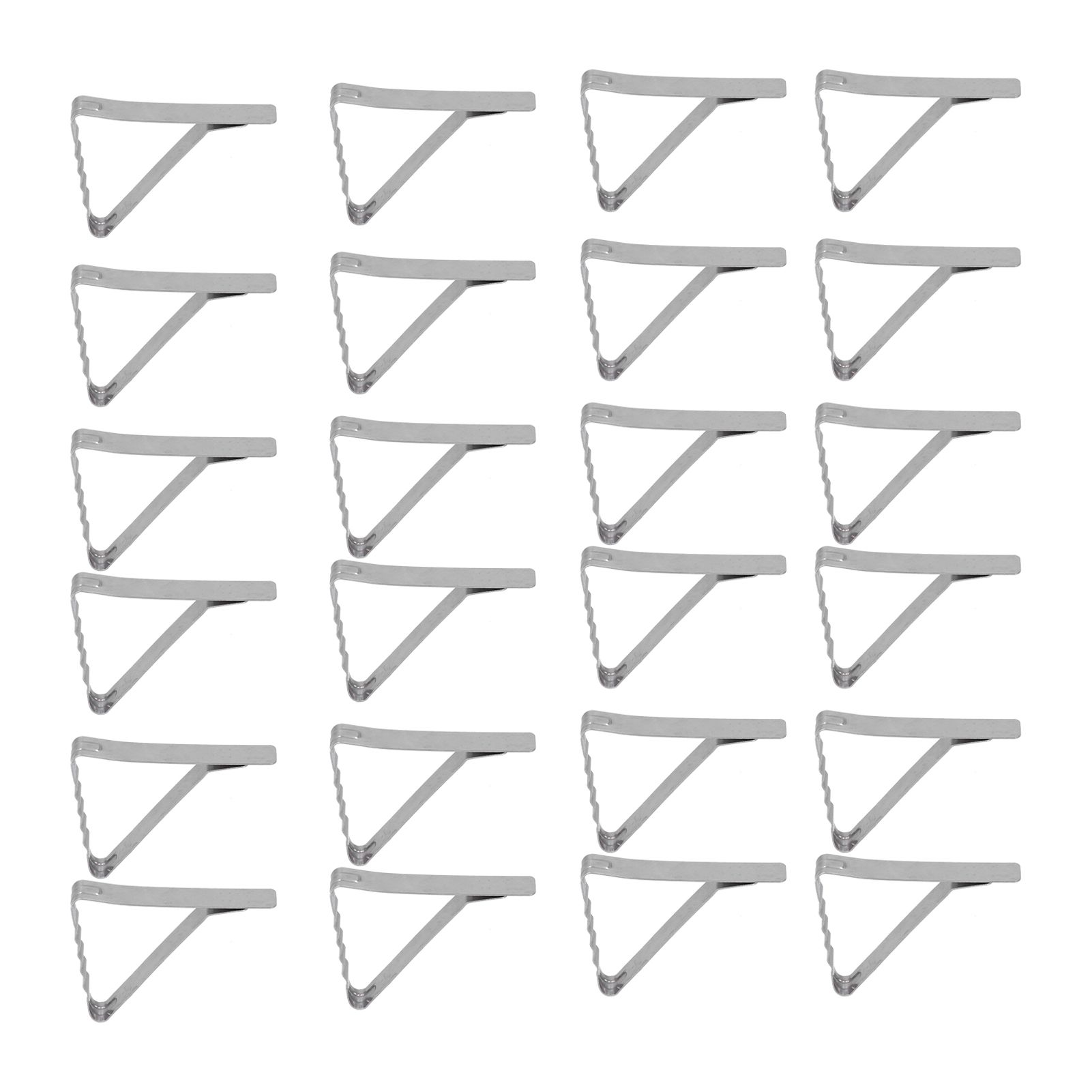 24pcs Table Cloth Holder Stainless Steel Stable Durable Table Cloth Clip for view 2