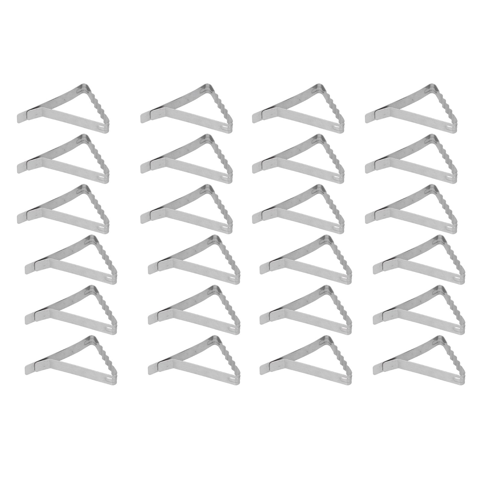 24pcs Table Cloth Holder Stainless Steel Stable Durable Table Cloth Clip for view 5