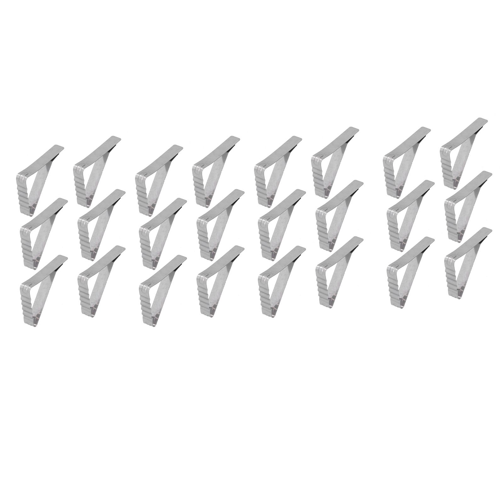 24pcs Table Cloth Holder Stainless Steel Stable Durable Table Cloth Clip for view 7