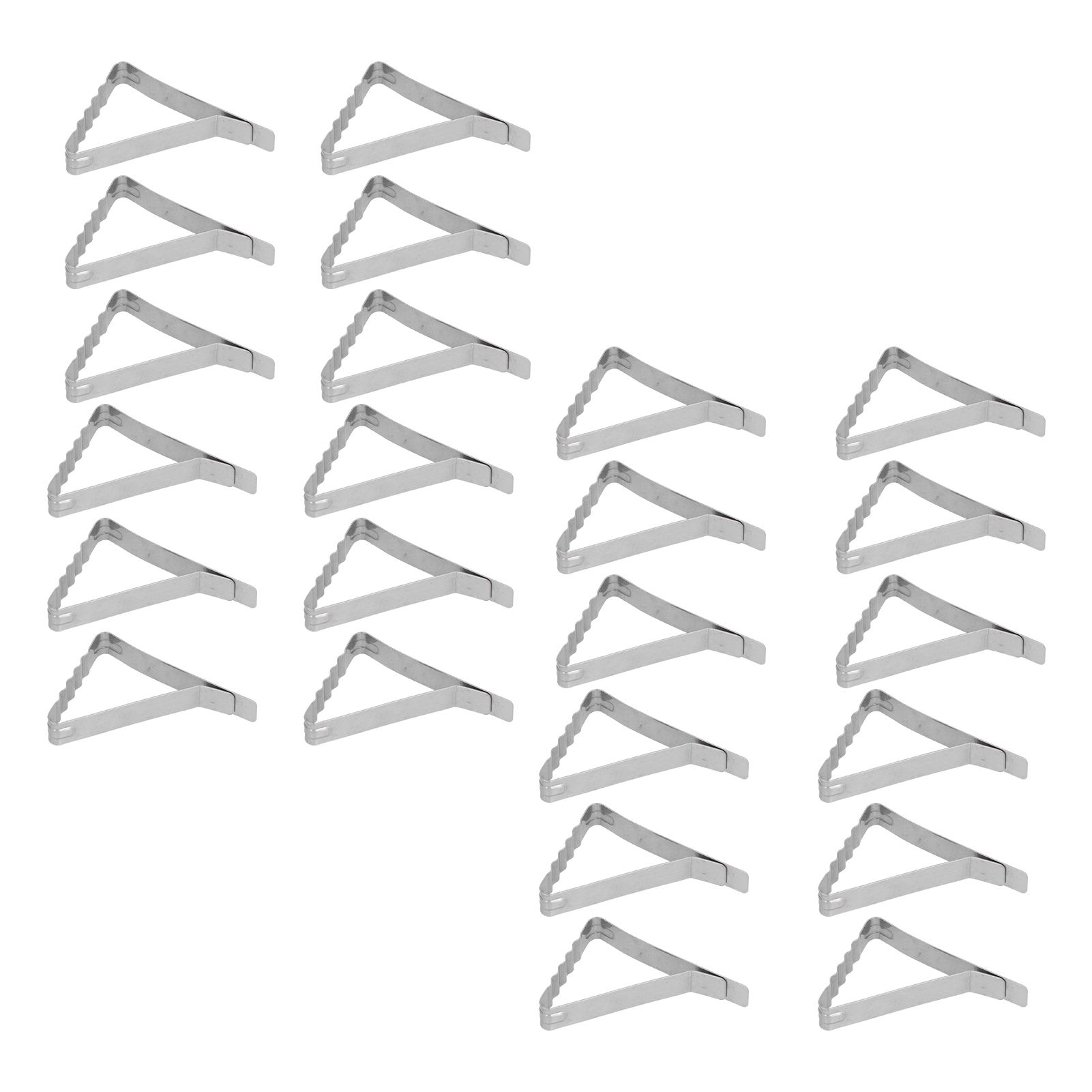 24pcs Table Cloth Holder Stainless Steel Stable Durable Table Cloth Clip for view 8