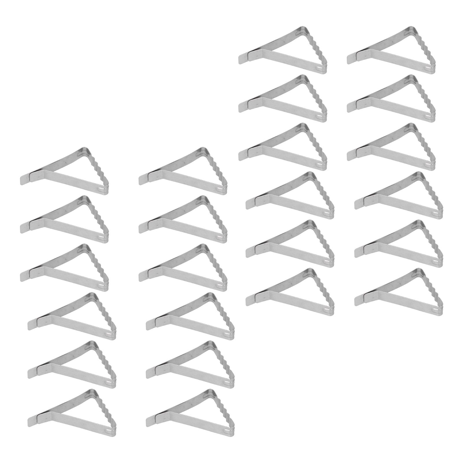 24pcs Table Cloth Holder Stainless Steel Stable Durable Table Cloth Clip for view 9