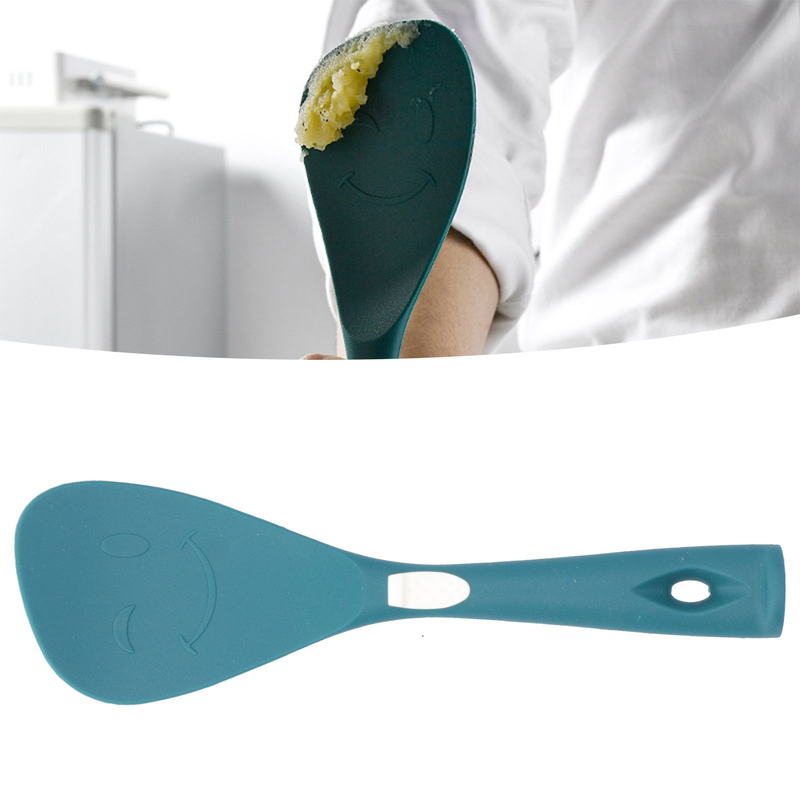 Silicone Cooking Utensils Silicone Stainless Steel Heat Insulation Anti view 11