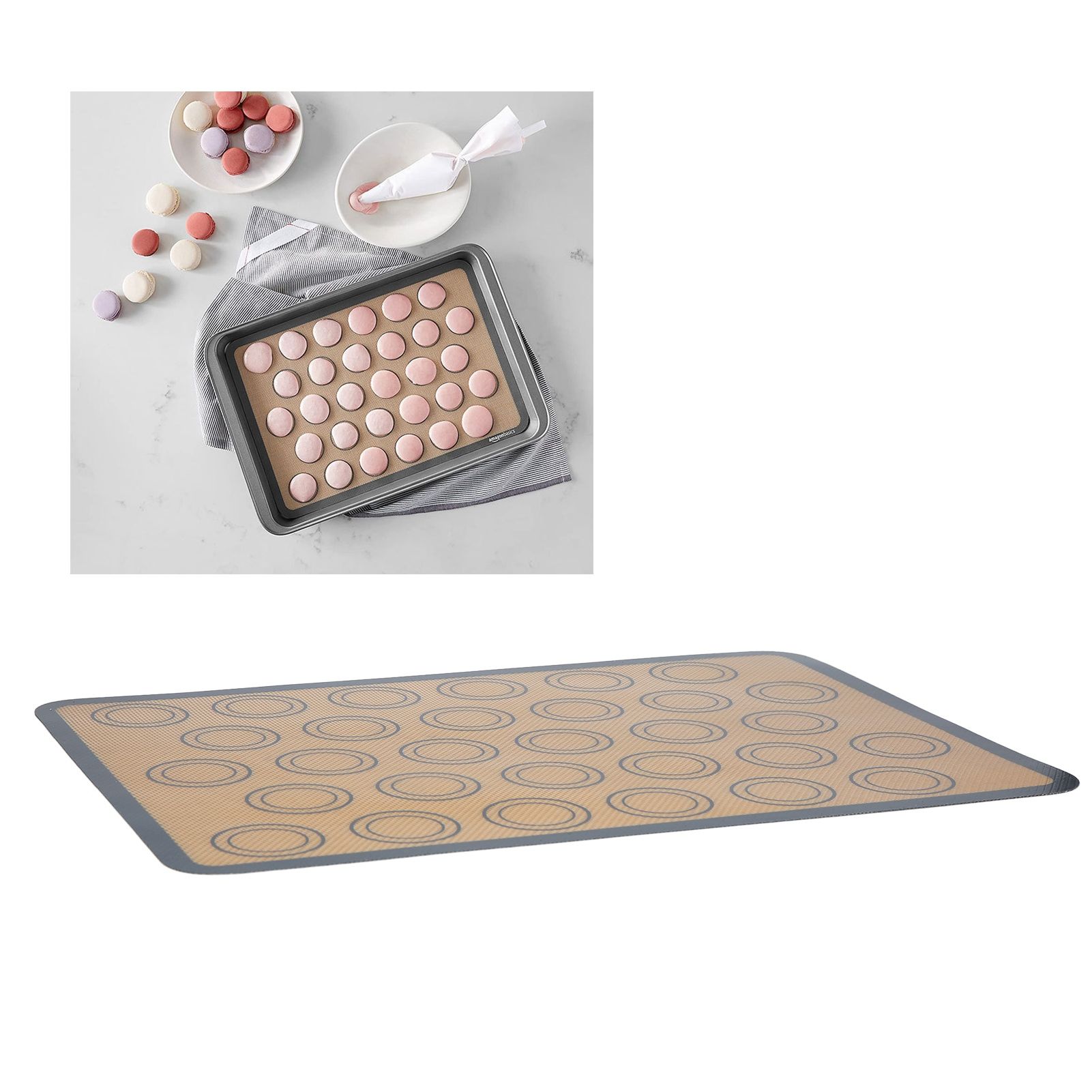 Baking Mat Food Grade Silicone and Glass Fiber Non Stick Heat Resistant Dough view 11