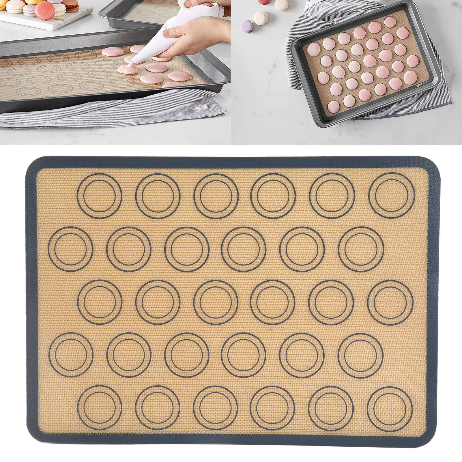 Baking Mat Food Grade Silicone and Glass Fiber Non Stick Heat Resistant Dough view 12