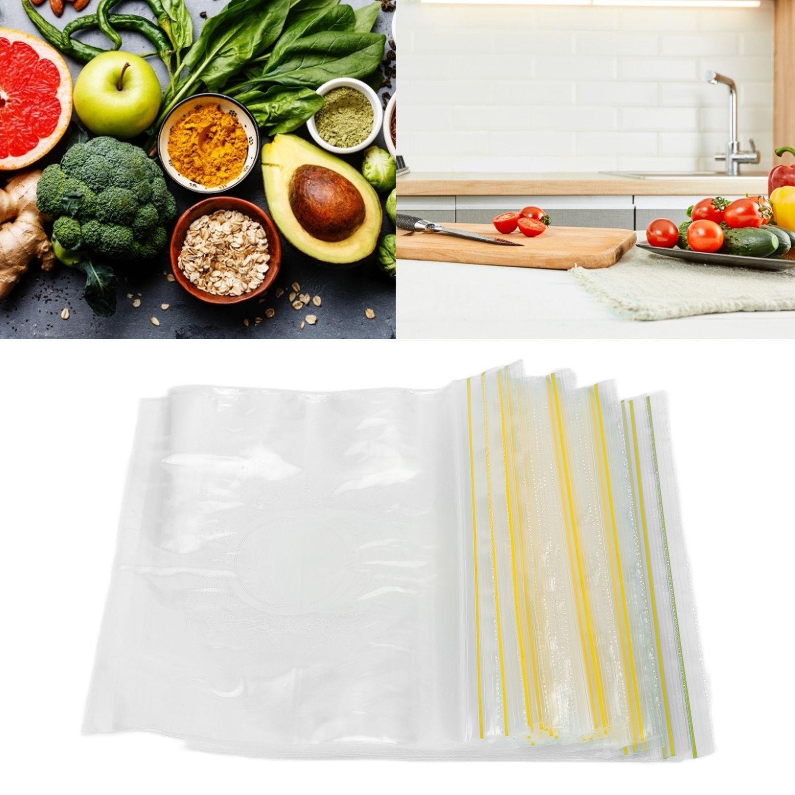 Polyethylene Sealed Preservation Bag Reusable Fresh Keeping Bags for Vegetable view 12