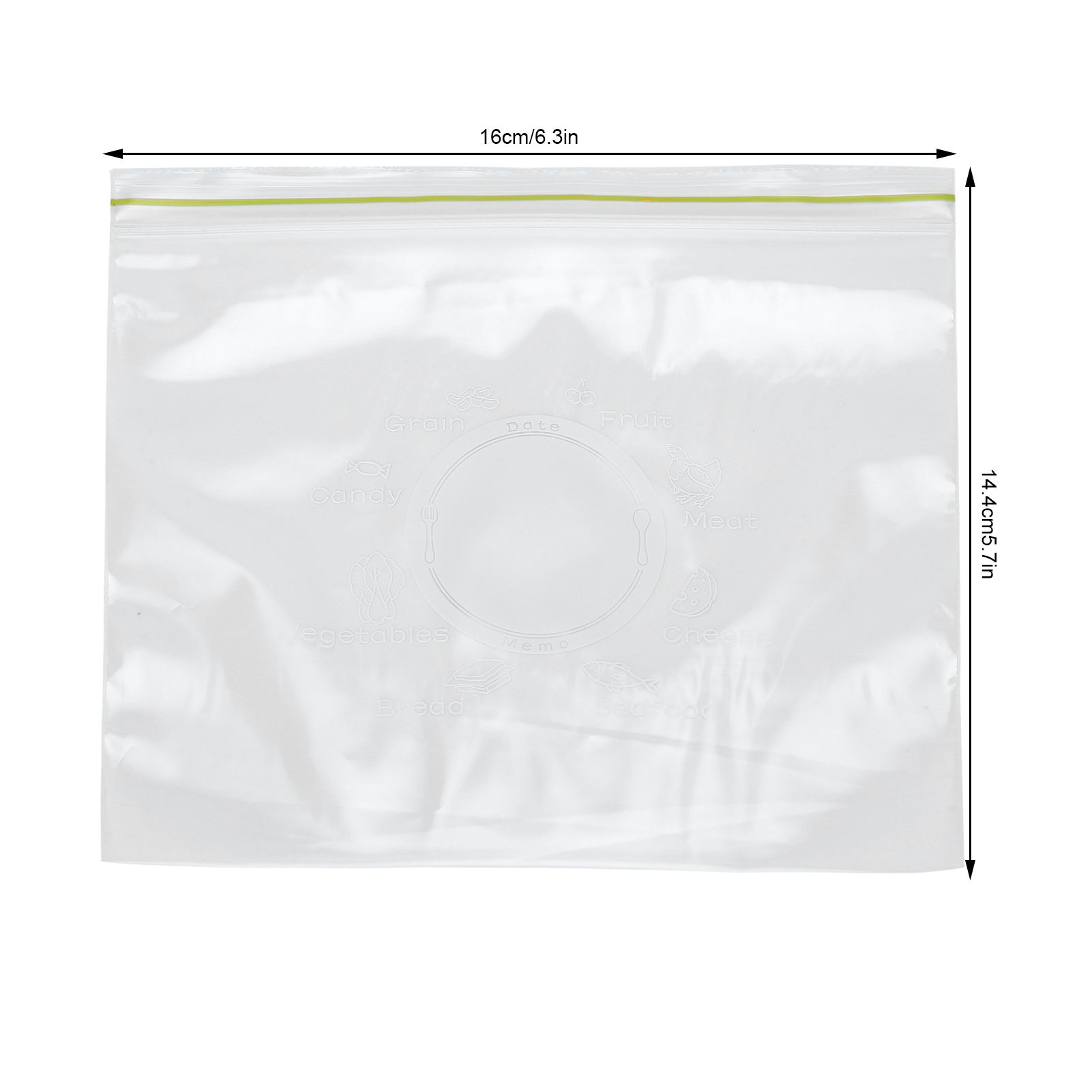 Polyethylene Sealed Preservation Bag Reusable Fresh Keeping Bags for Vegetable view 14