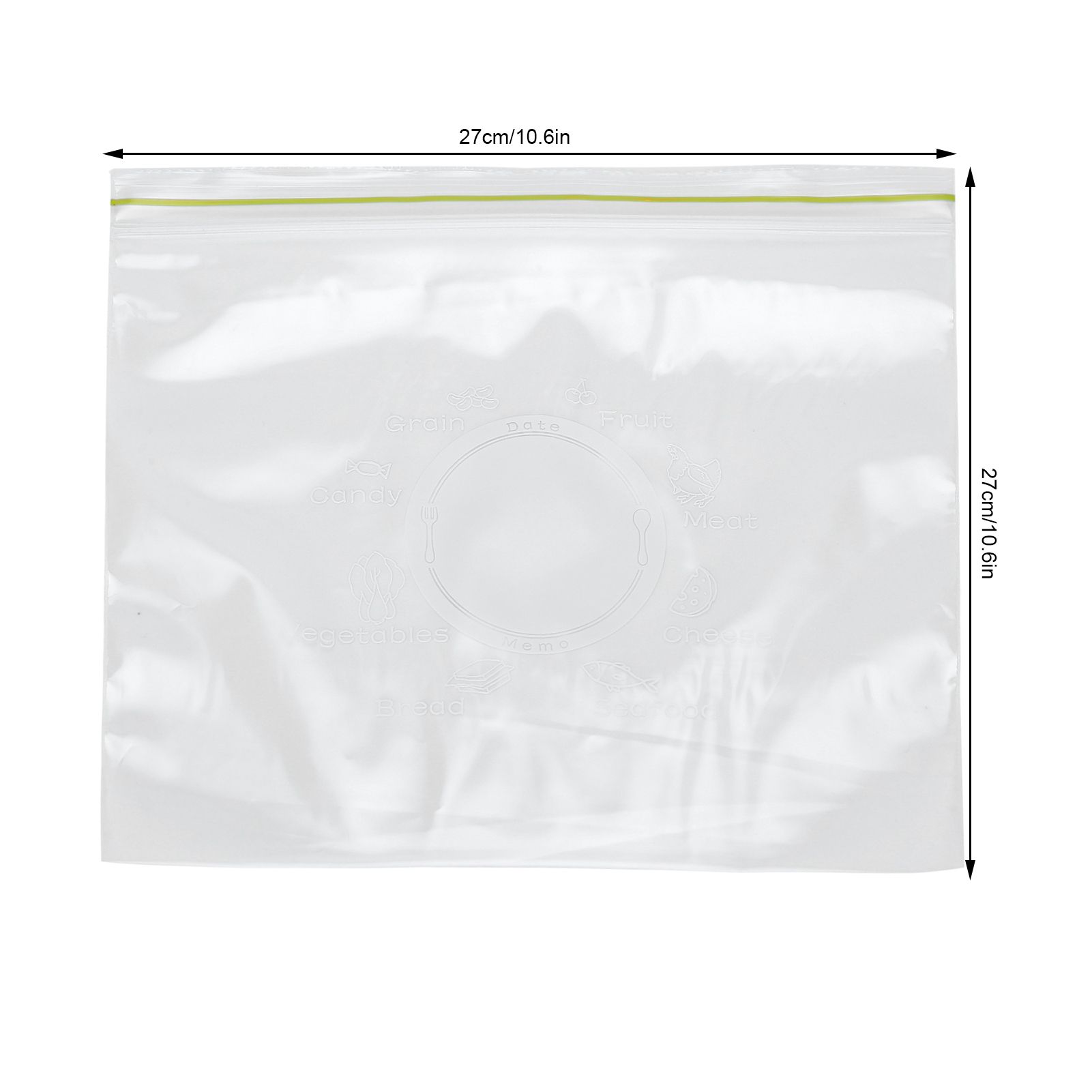 Polyethylene Sealed Preservation Bag Reusable Fresh Keeping Bags for Vegetable view 14