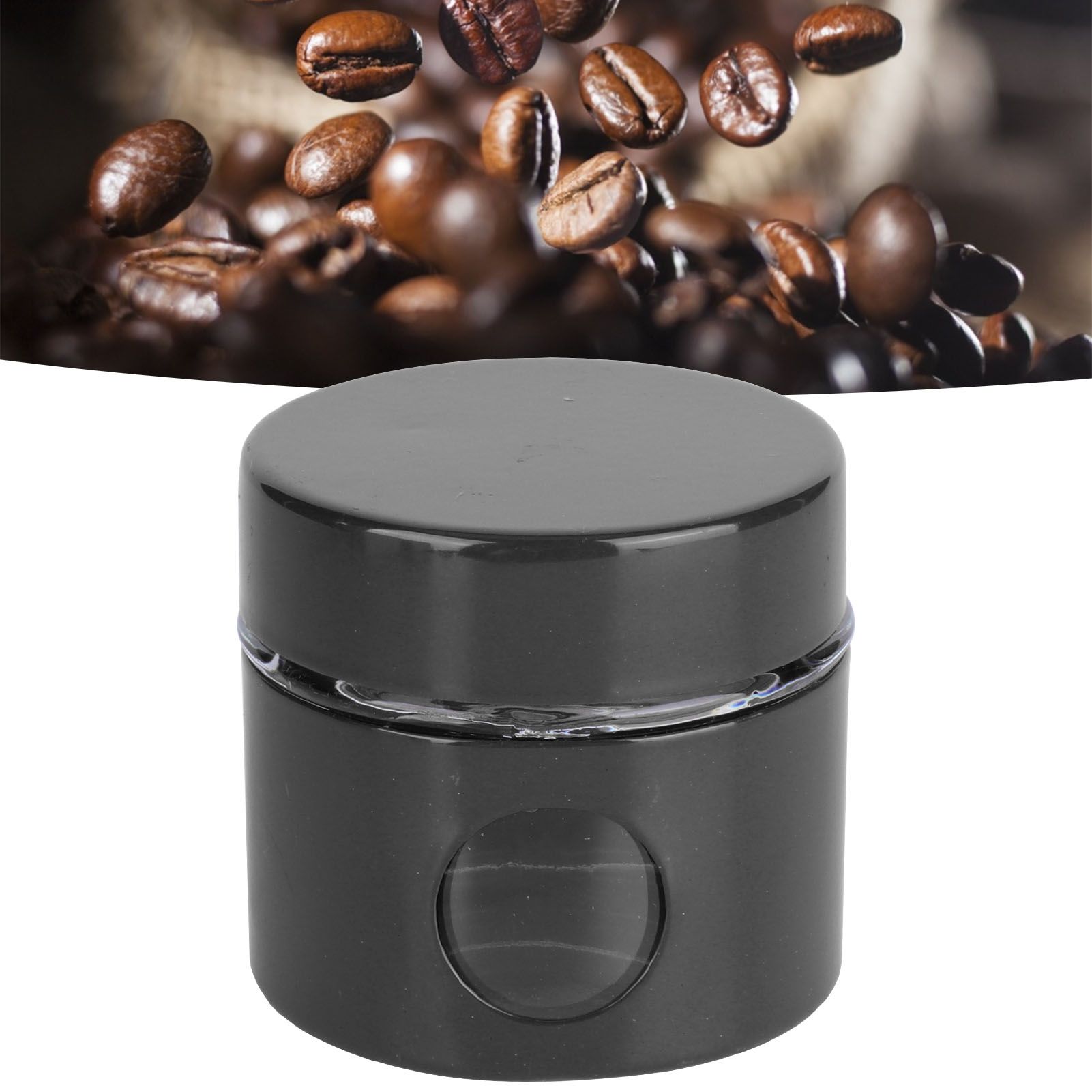 Coffee Bean Container Iron Glass Mini Sealed Jar Kitchen Storage Tank for view 12