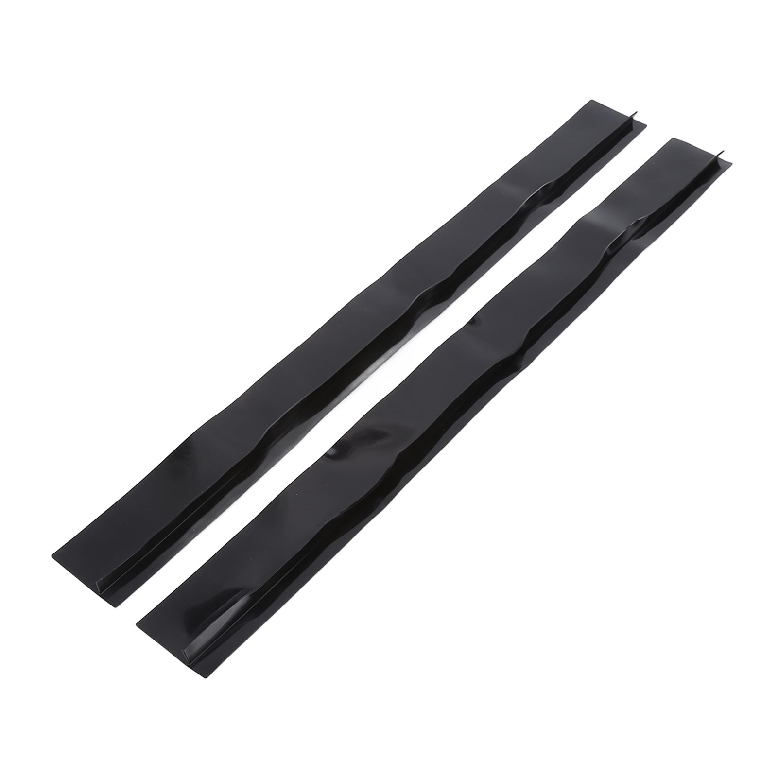2Pcs 25in Black Stove Counter Cover Silicone Oil‑Proof Stain‑Proof Stove Gap view 2