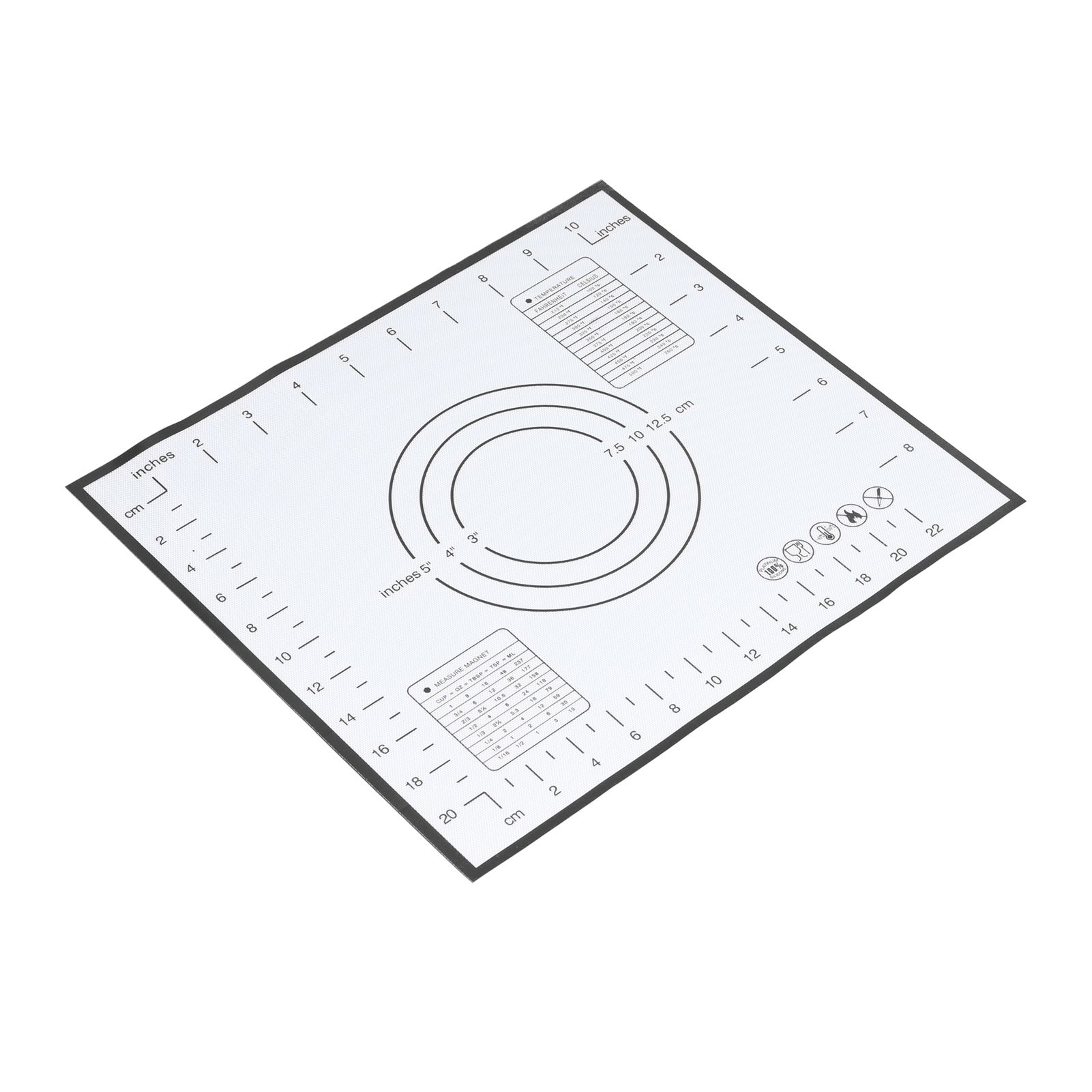 Baking Mat Silicone Non Slip Heat Resistant Dough Mat with Scale for Home view 7