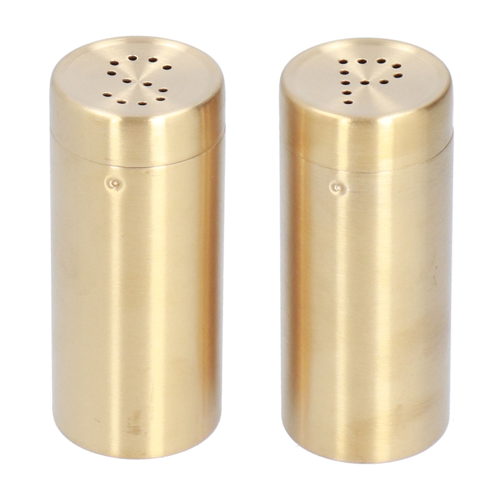2pcs Spice Jar Stainless Steel Seasoning Bottle Salt and Pepper Shaker Kitchen