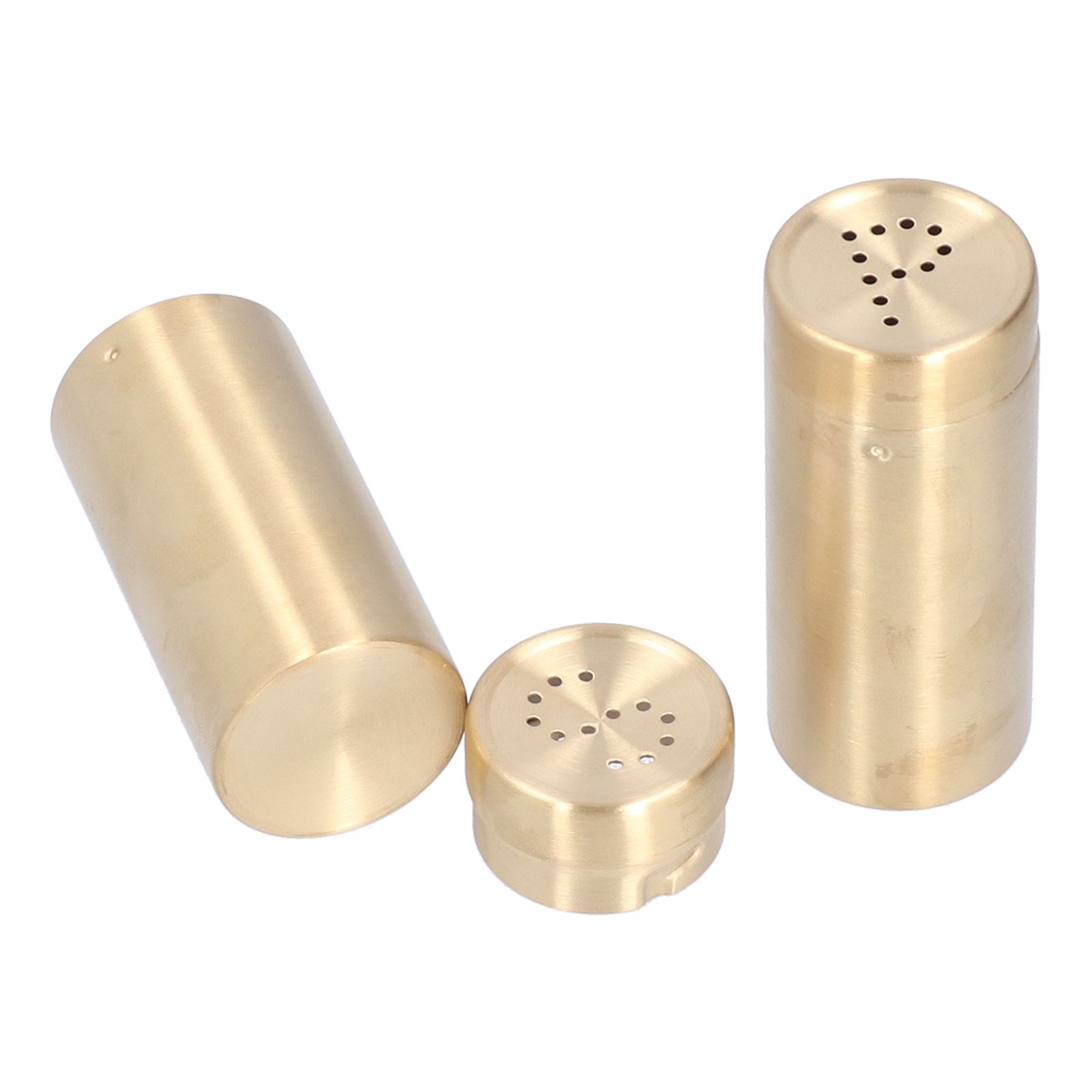 2pcs Spice Jar Stainless Steel Seasoning Bottle Salt and Pepper Shaker Kitchen view 2