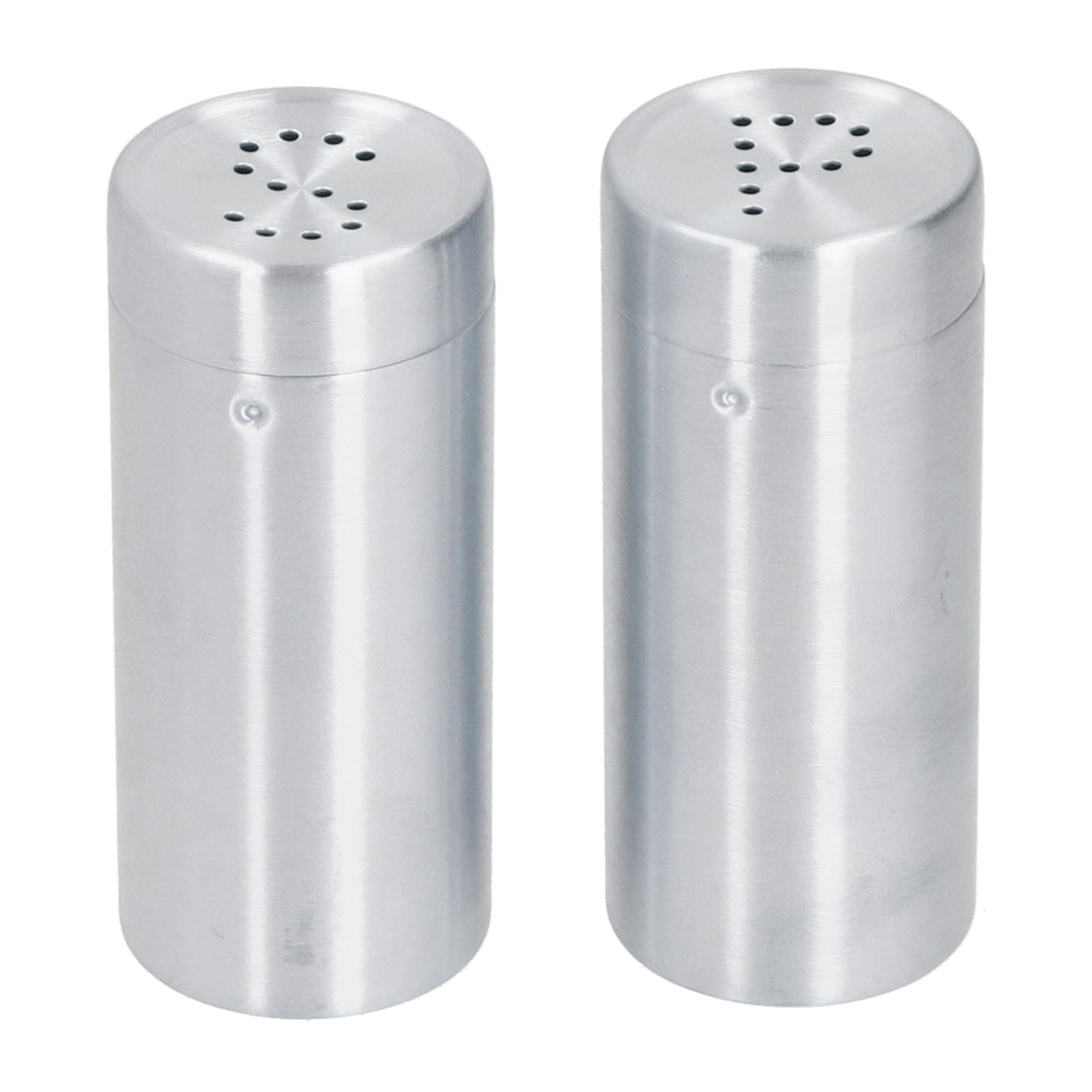 2pcs Spice Jar Stainless Steel Seasoning Bottle Salt and Pepper Shaker Kitchen