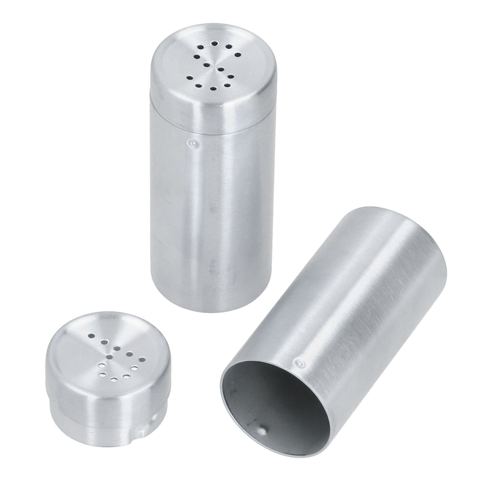 2pcs Spice Jar Stainless Steel Seasoning Bottle Salt and Pepper Shaker Kitchen view 9
