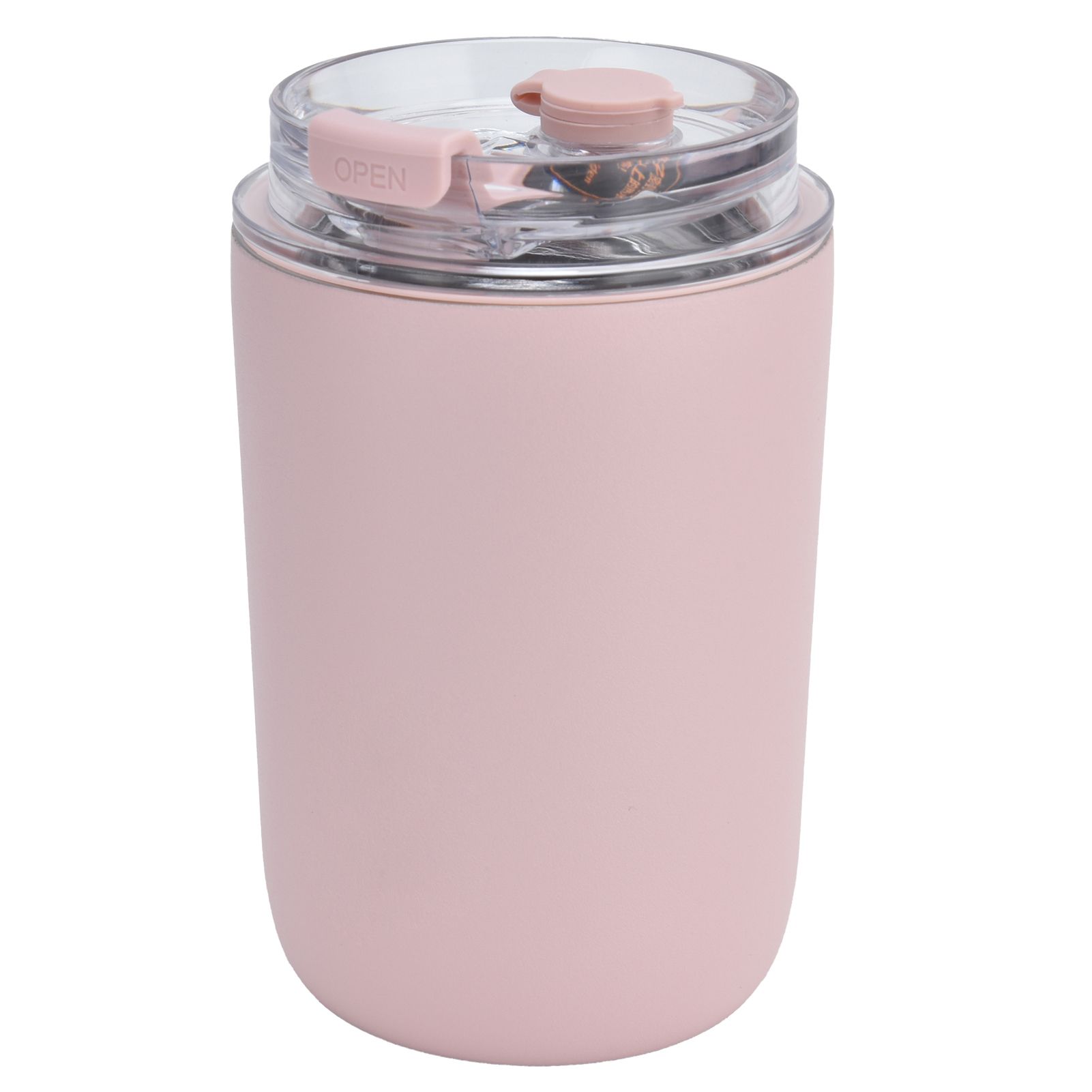 280ml Coffee Cup Household Portable Large Capacity Silicone Stainless Steel view 2