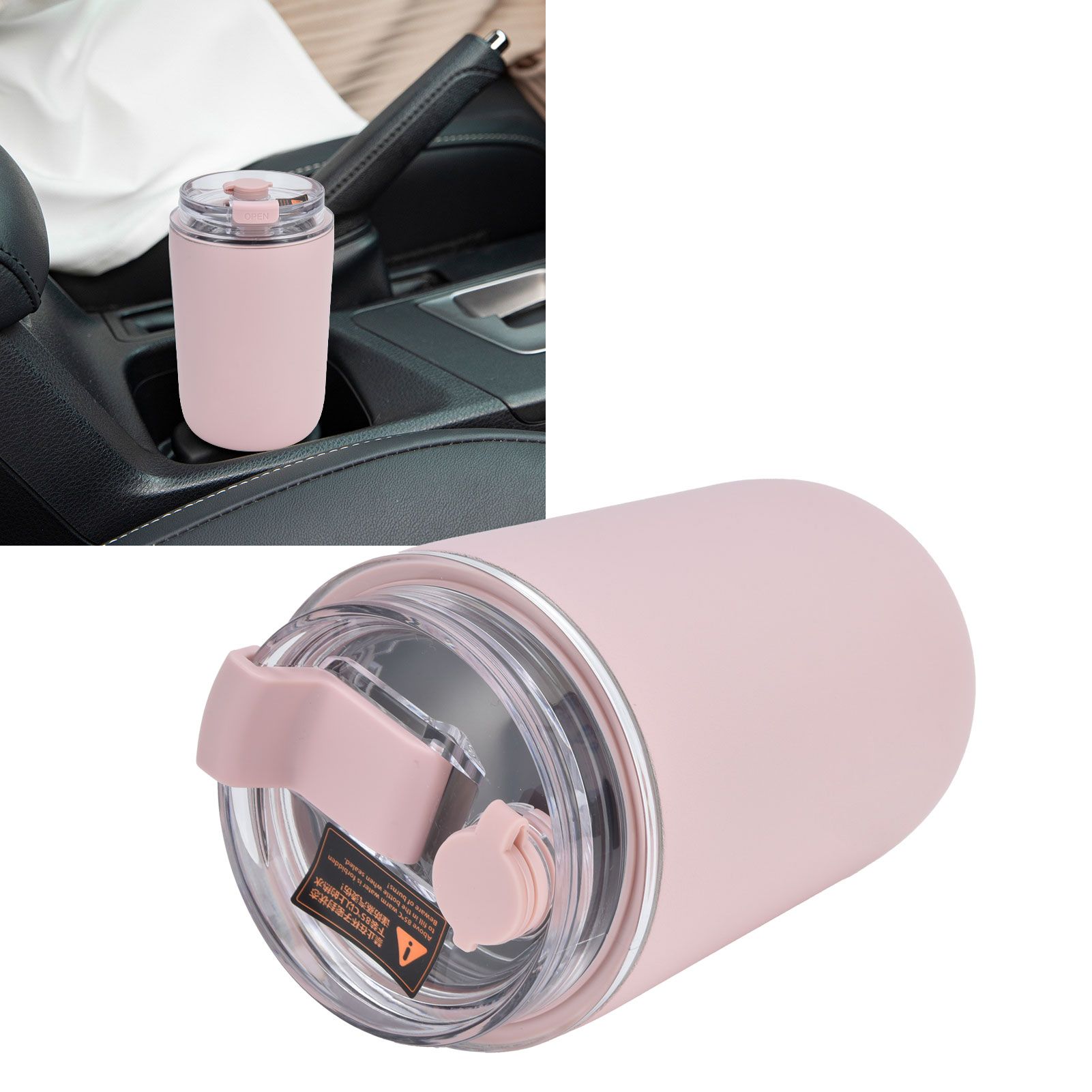 280ml Coffee Cup Household Portable Large Capacity Silicone Stainless Steel view 11