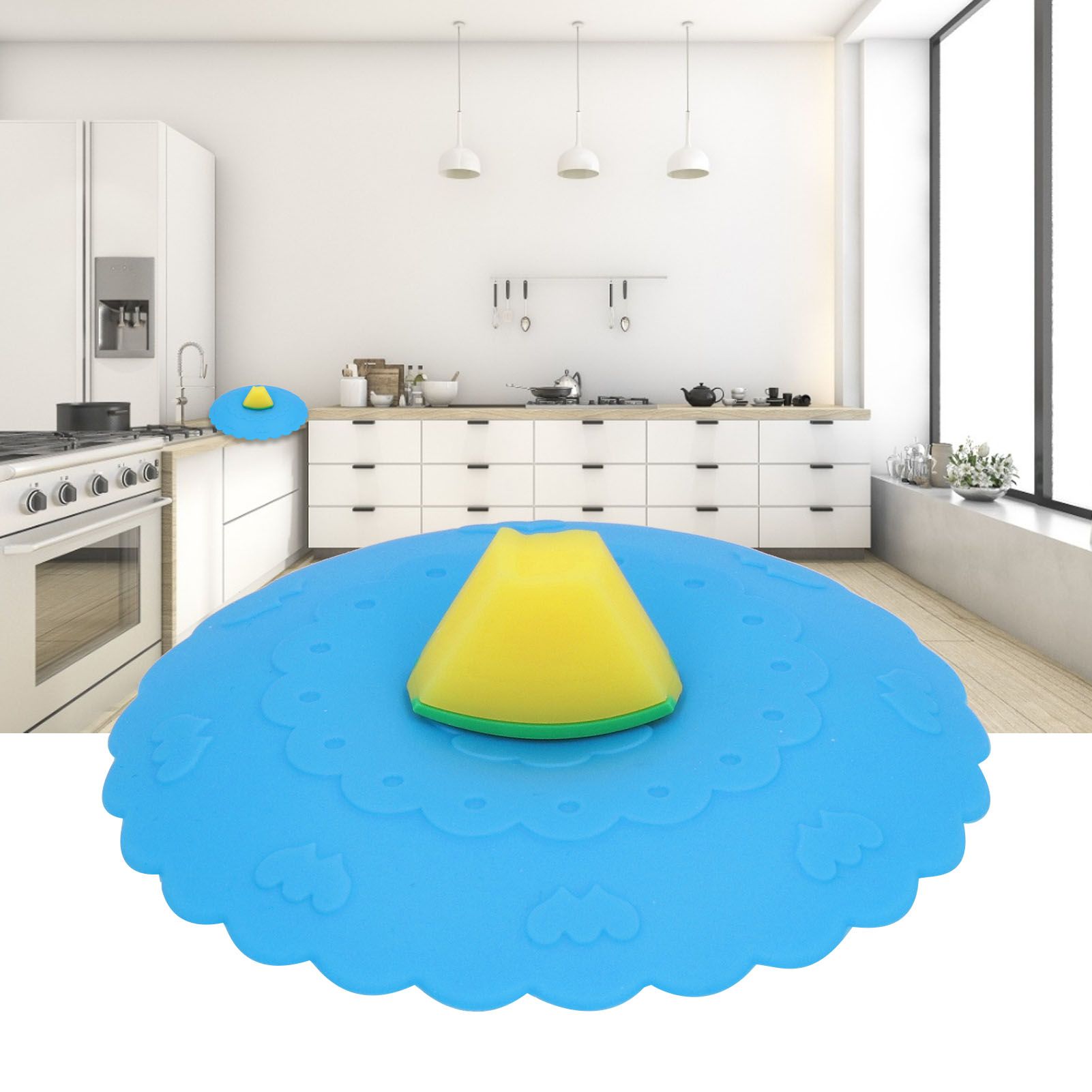Silicone Lid Dustproof and Heat Resistant Hot and Cold Beverage Cup Cover for view 11