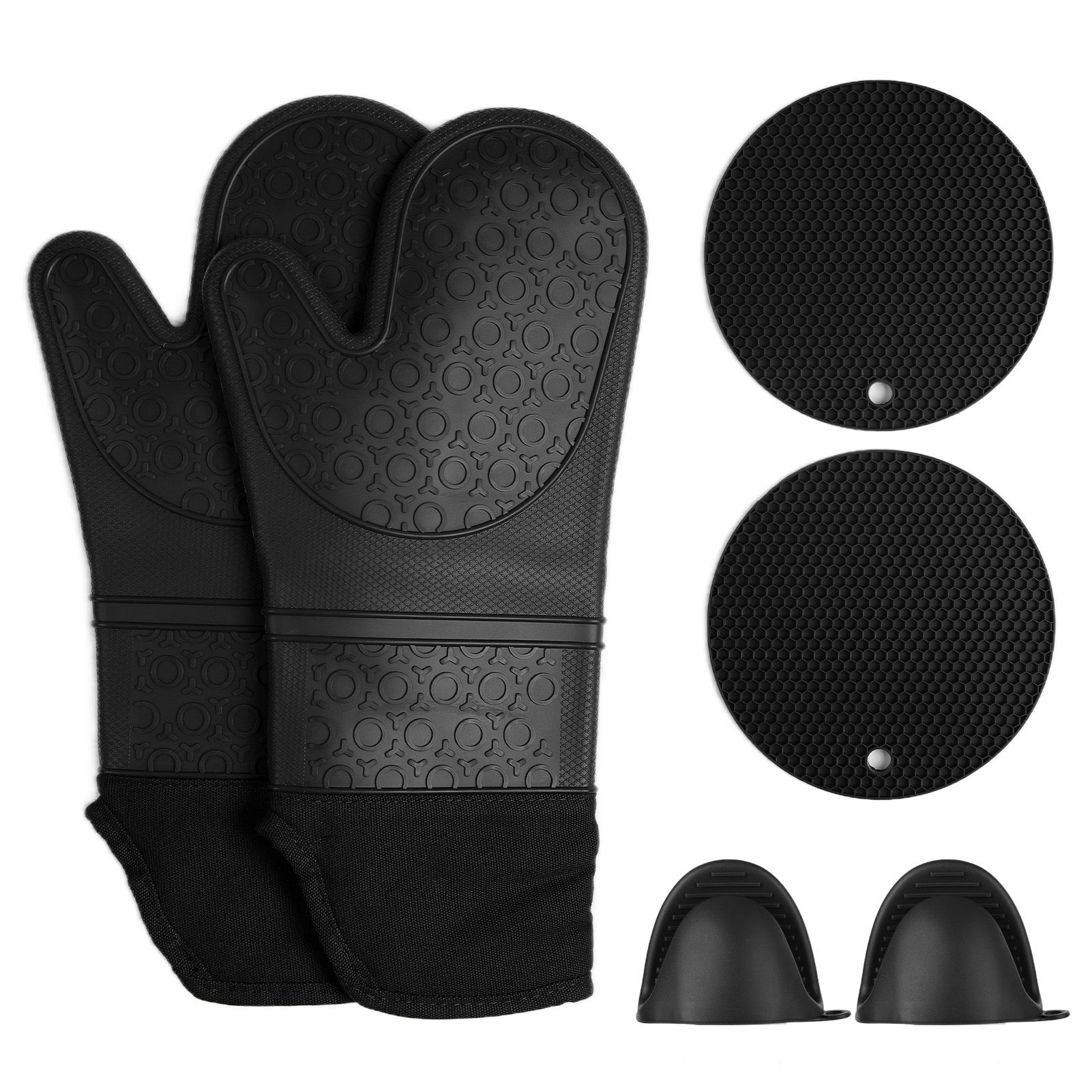 Insulation Gloves Thickened Silicone Barbecue Microwave Oven Anti Scalding