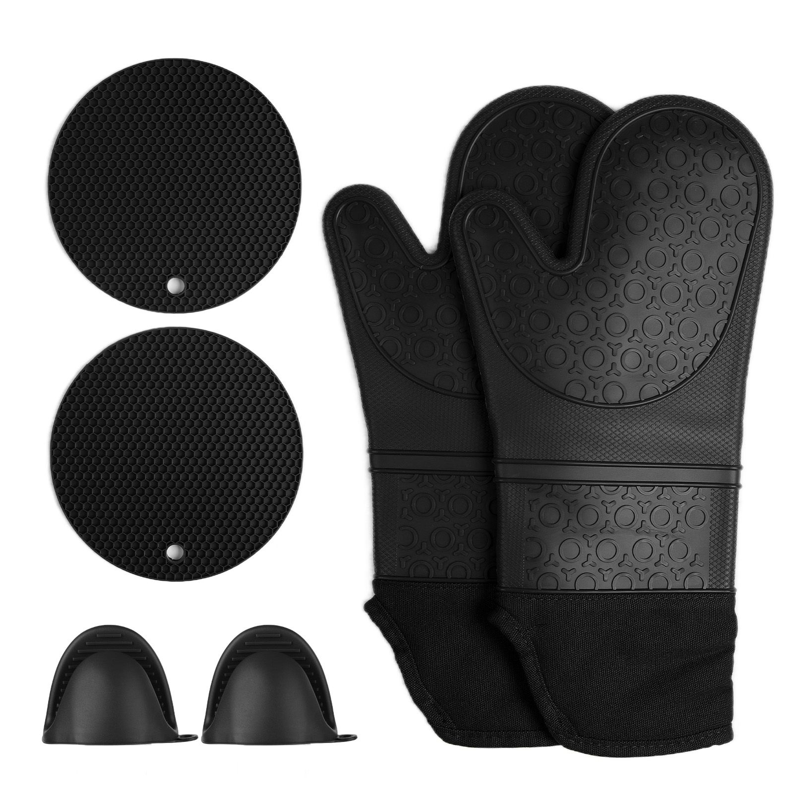 Insulation Gloves Thickened Silicone Barbecue Microwave Oven Anti Scalding view 5